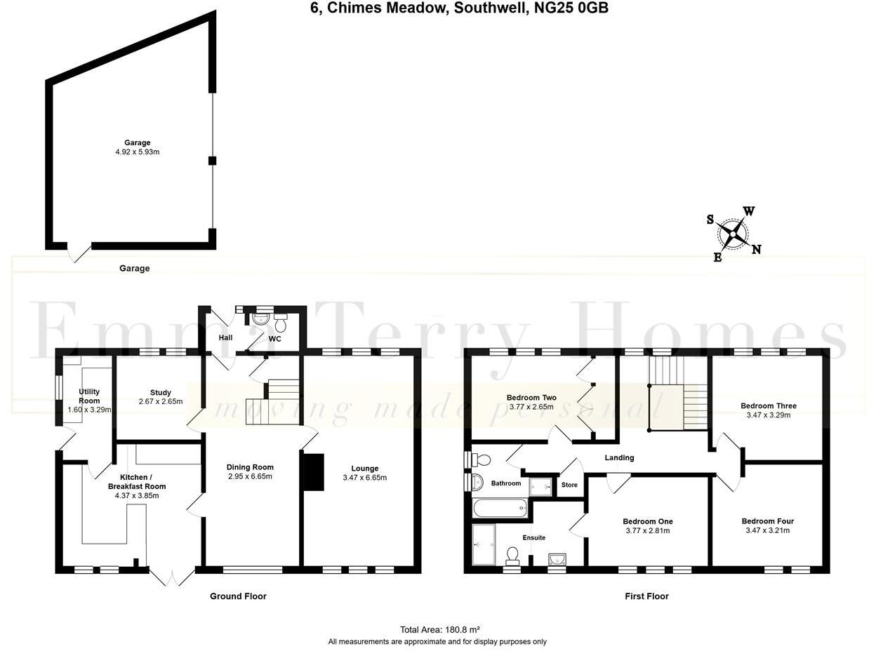 Chimes Meadow, Southwell floorplan