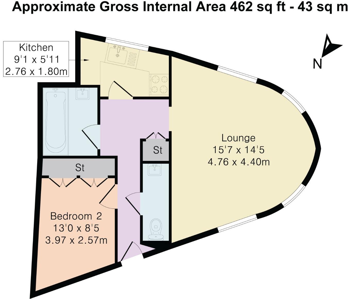 Canterbury Road, London, NW6 floorplan