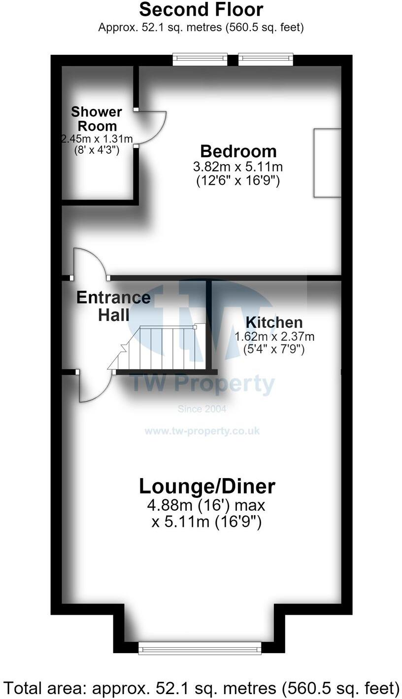Christchurch Avenue, Tunbridge Wells, TN1 floorplan