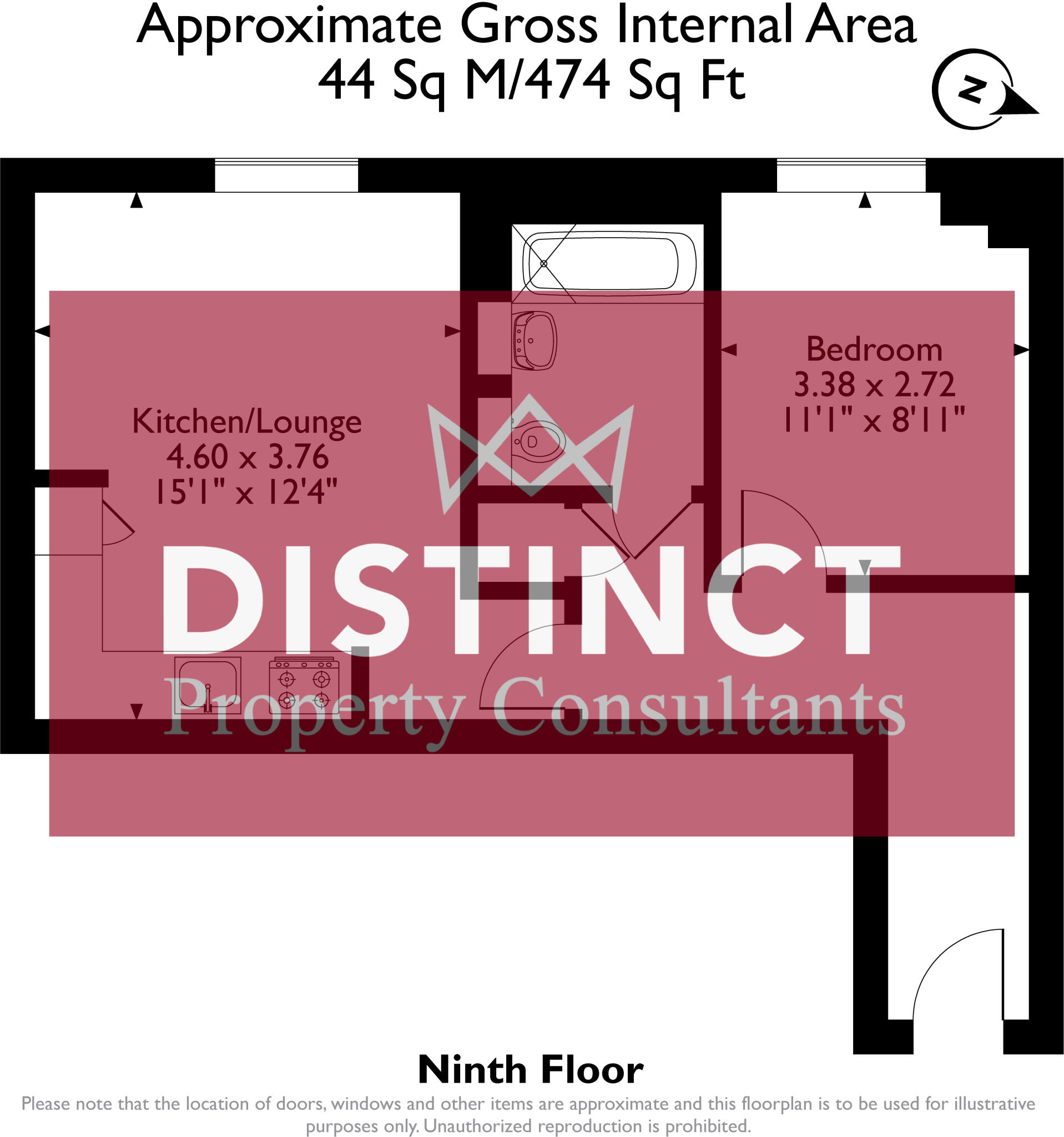 Preston Road, Canary Wharf, London, E14 floorplan