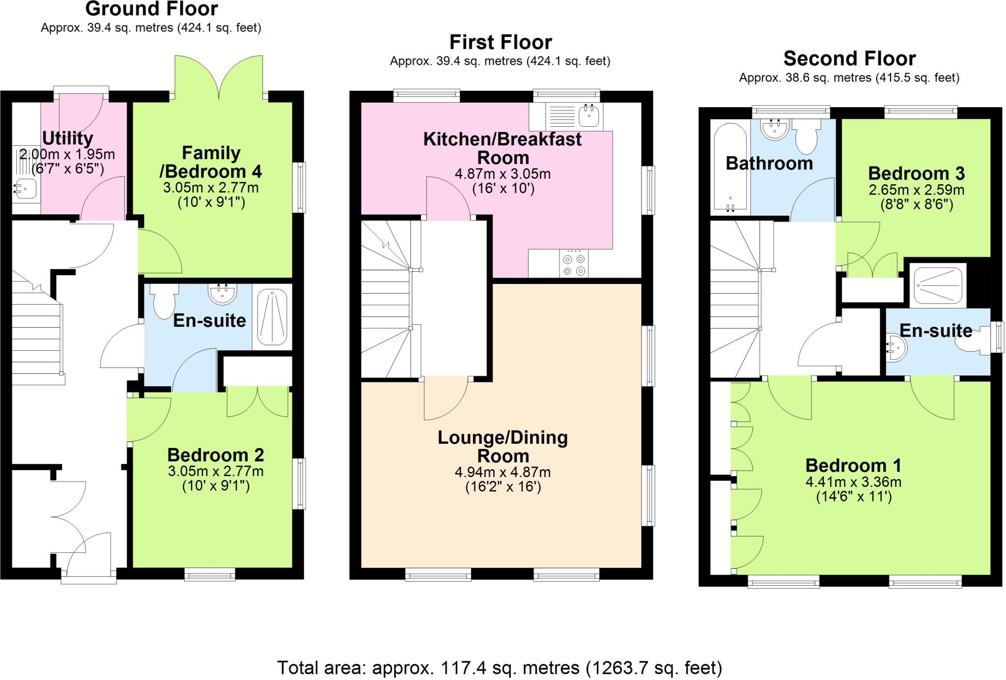 Brewers End, Takeley floorplan