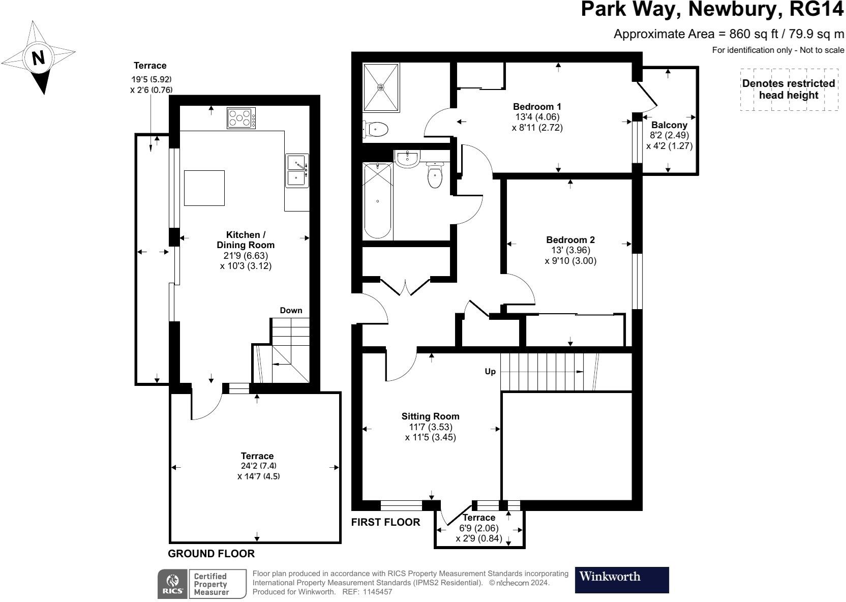 Park Way, Newbury, Berkshire, RG14 floorplan