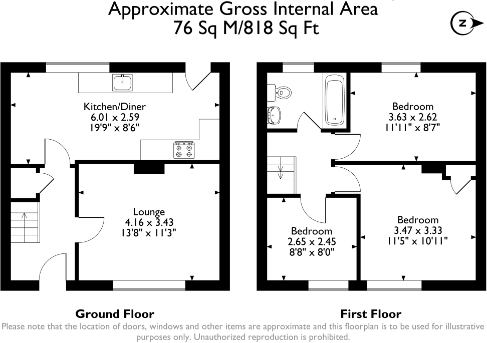 Houldsworth Drive, Hady, Derbyshire floorplan