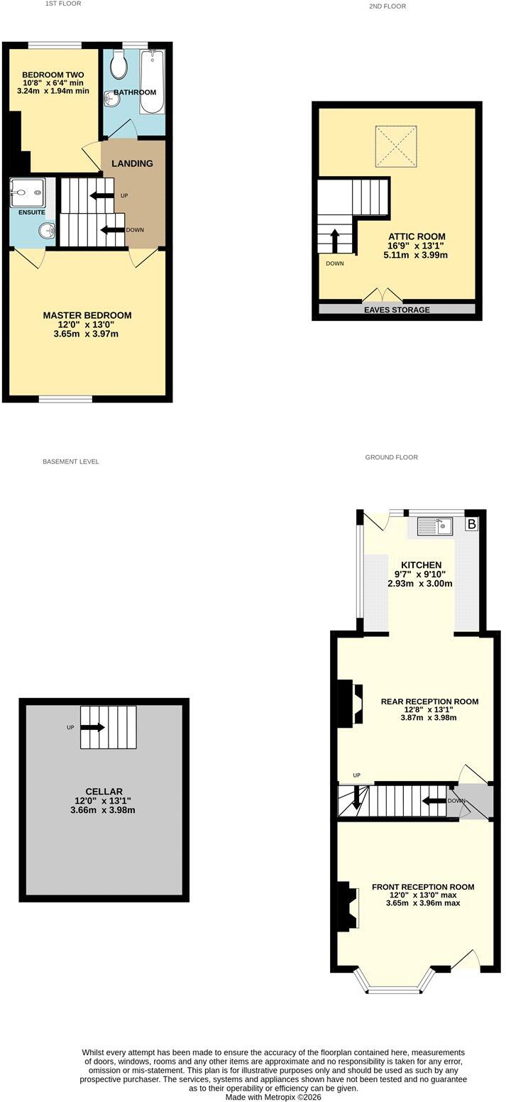 Minster Road, Stourport-on-Severn, Worcestershire, DY13 floorplan