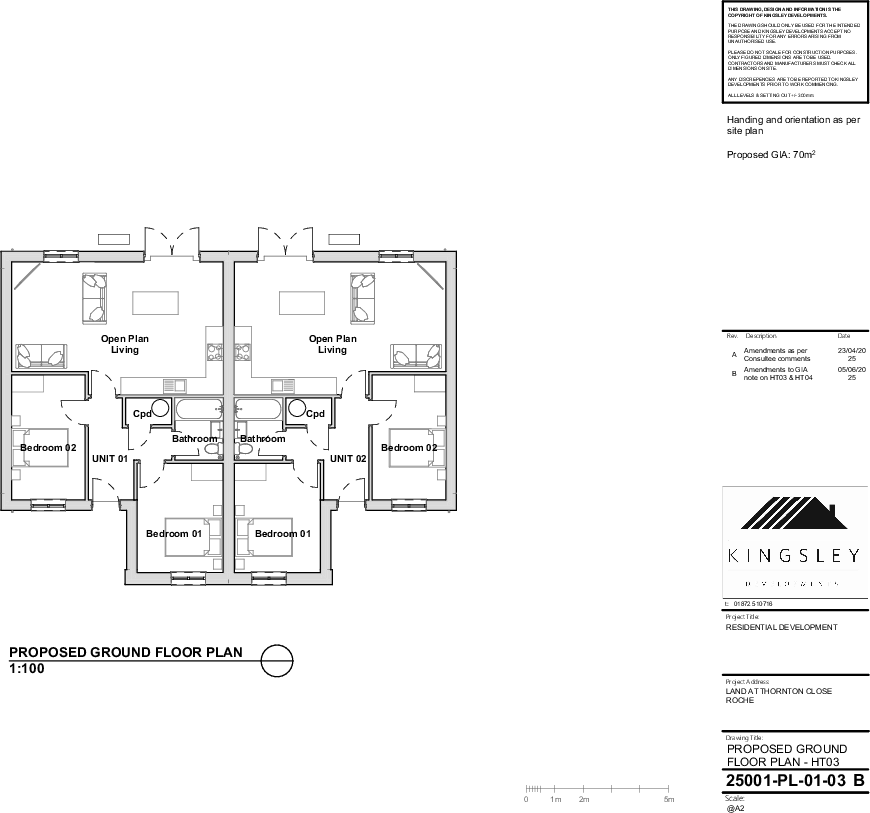 Thornton Close, Roche floorplan