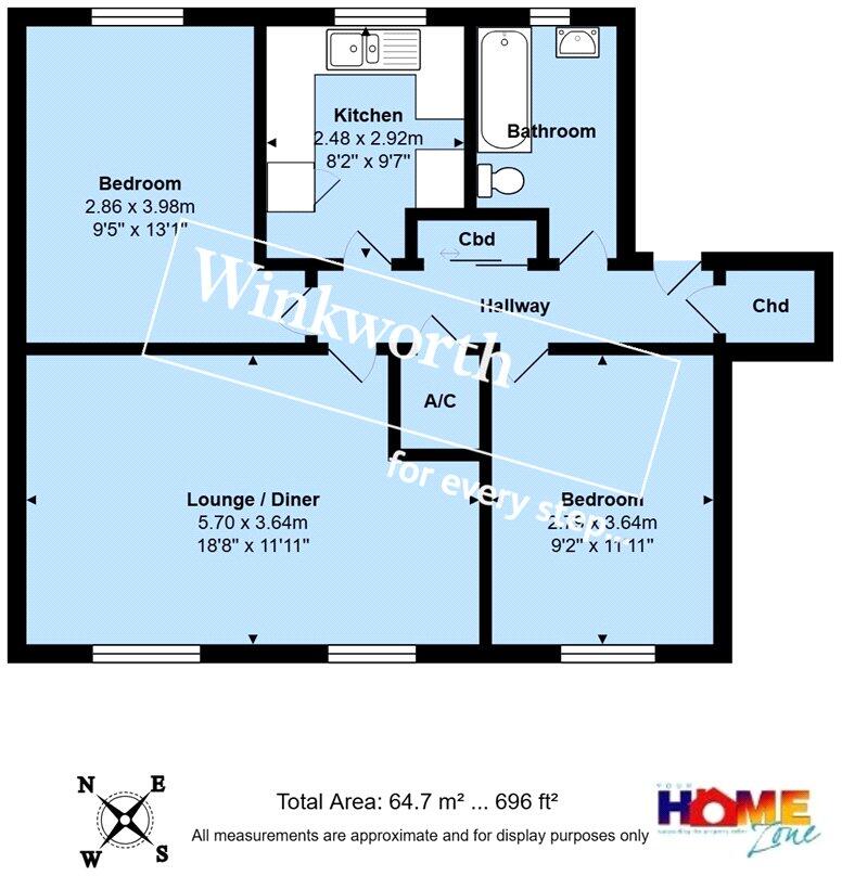 The Lawns, Waterford Road, Highcliffe, Dorset, BH23 floorplan