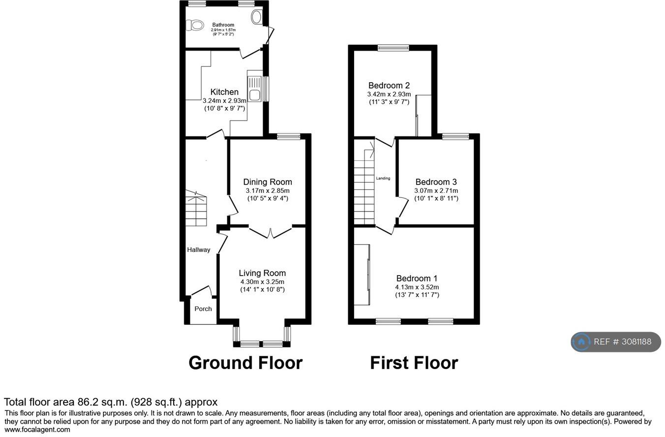 Lancing Road, Croydon, CR0 floorplan