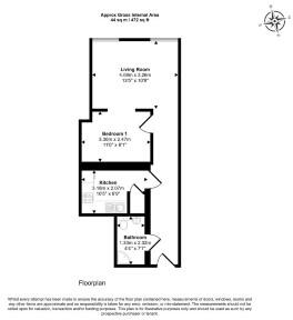 Apartment 5, L I V, George Street, Bradford, BD1 5AA floorplan