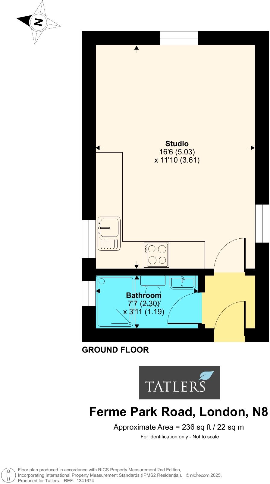 Ferme Park Road, London, N8 floorplan