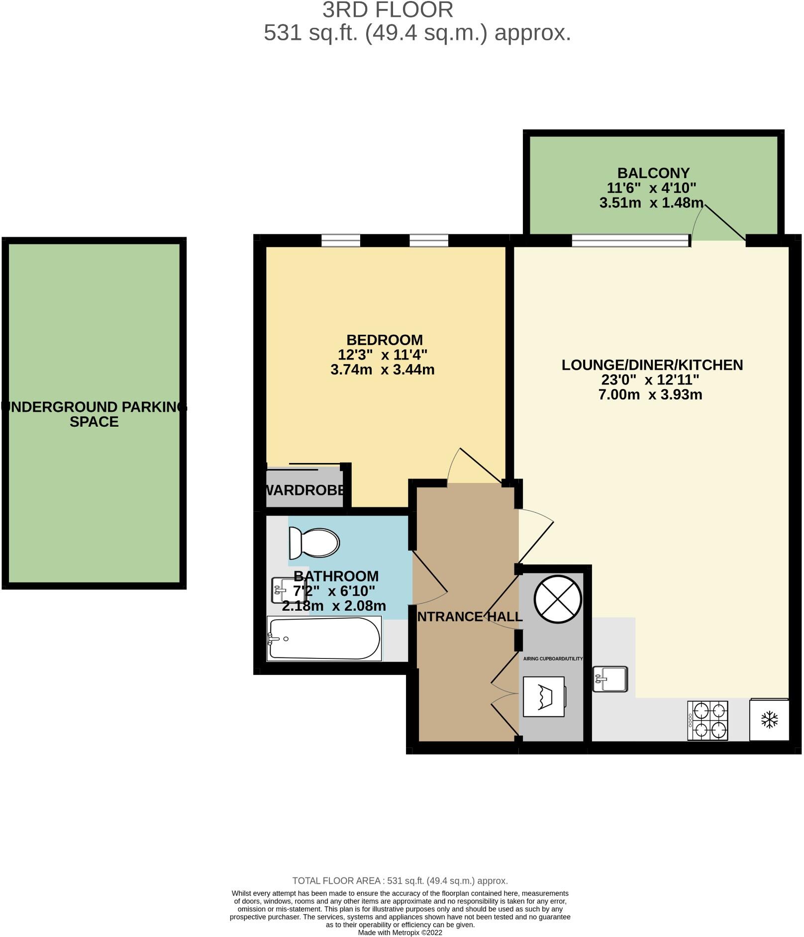 Trinity House North, 1 Anniversary Avenue West, Bicester, Oxfordshire, OX25 2DQ floorplan