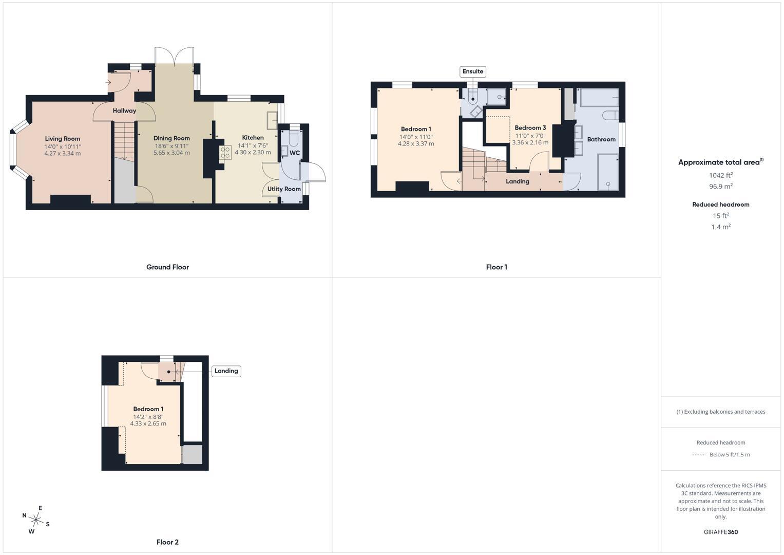 Horley, Surrey, RH6 floorplan