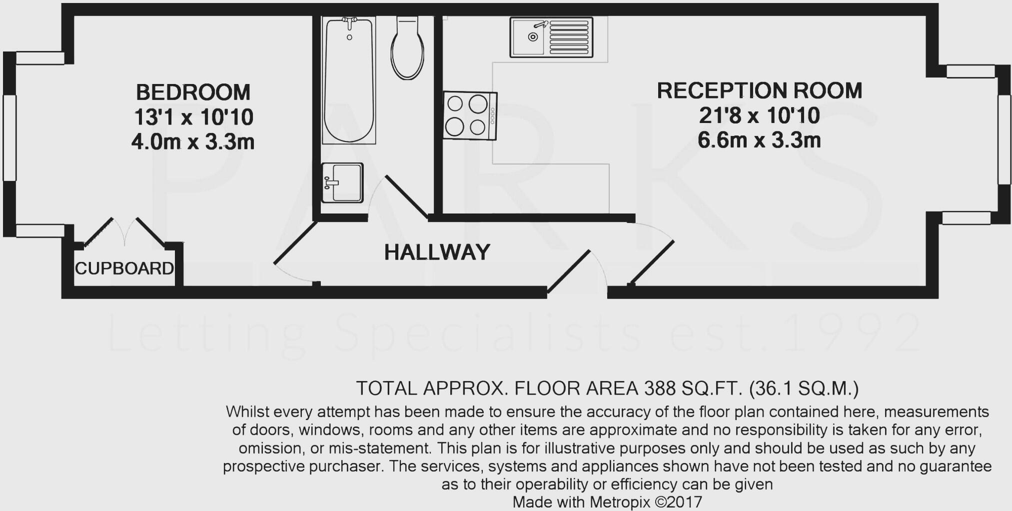 Buckingham Road, Brighton floorplan