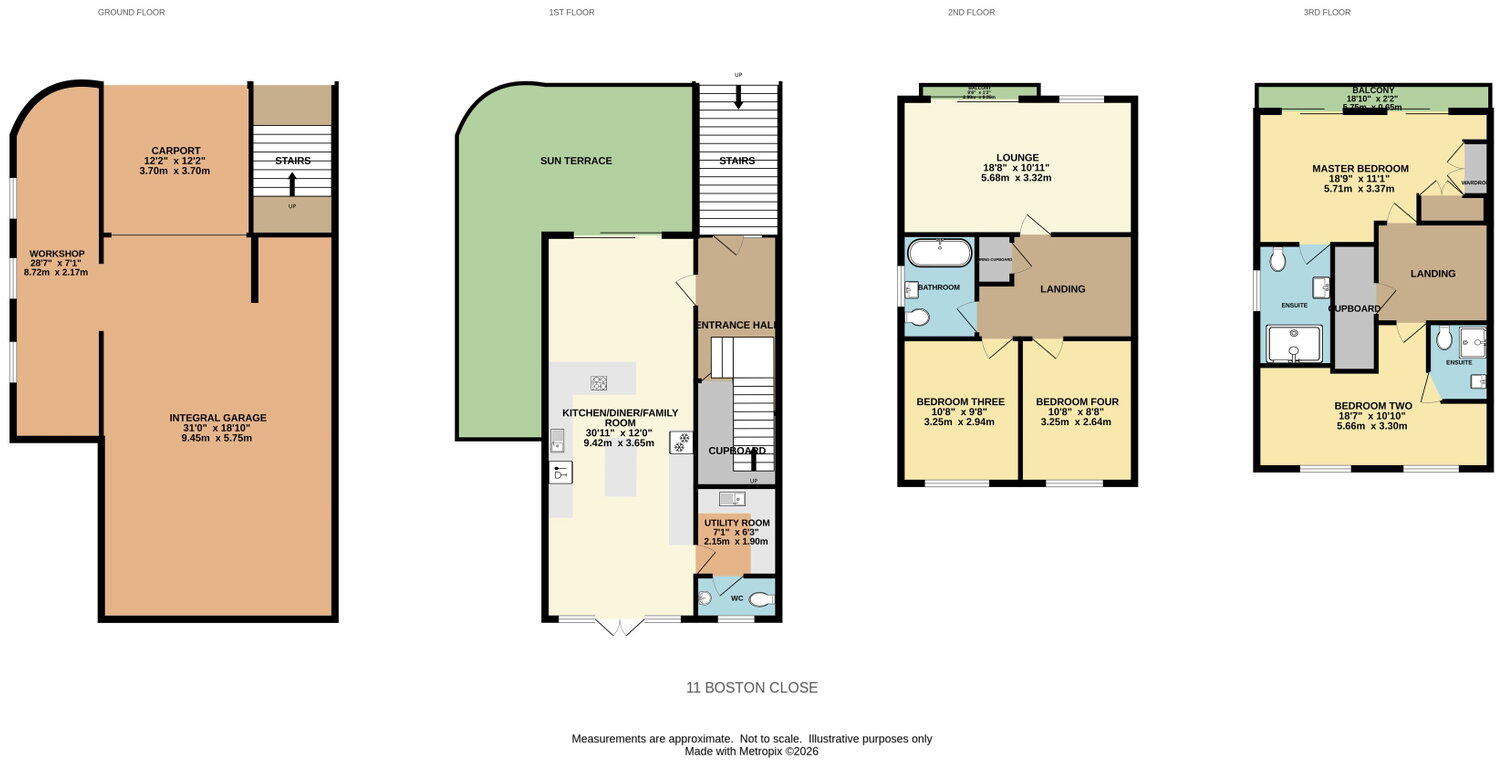Boston Close, Oreston, Plymouth. floorplan