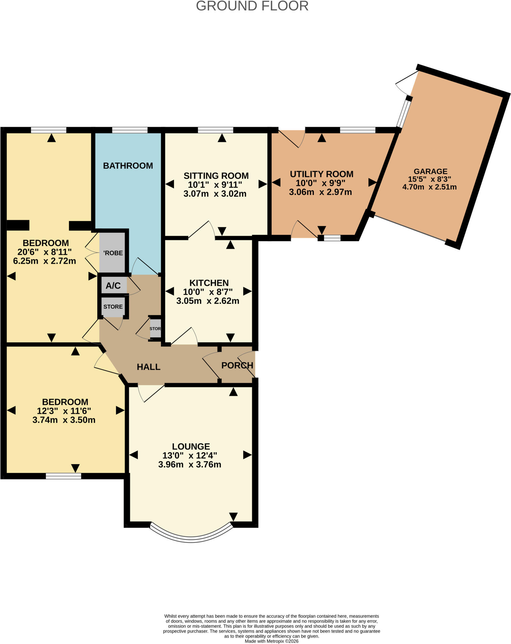 Kilburn Avenue, Oadby, Leicestershire floorplan