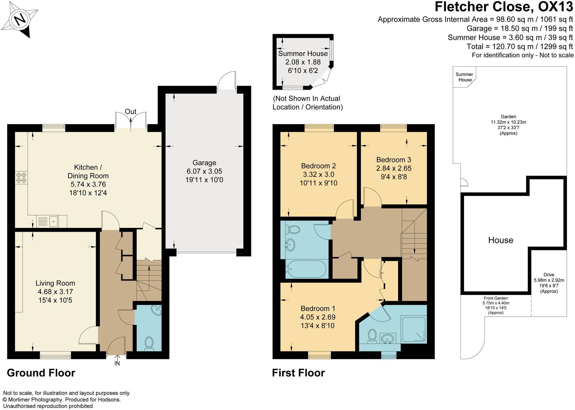 Fletcher Close, Steventon, OX13 floorplan