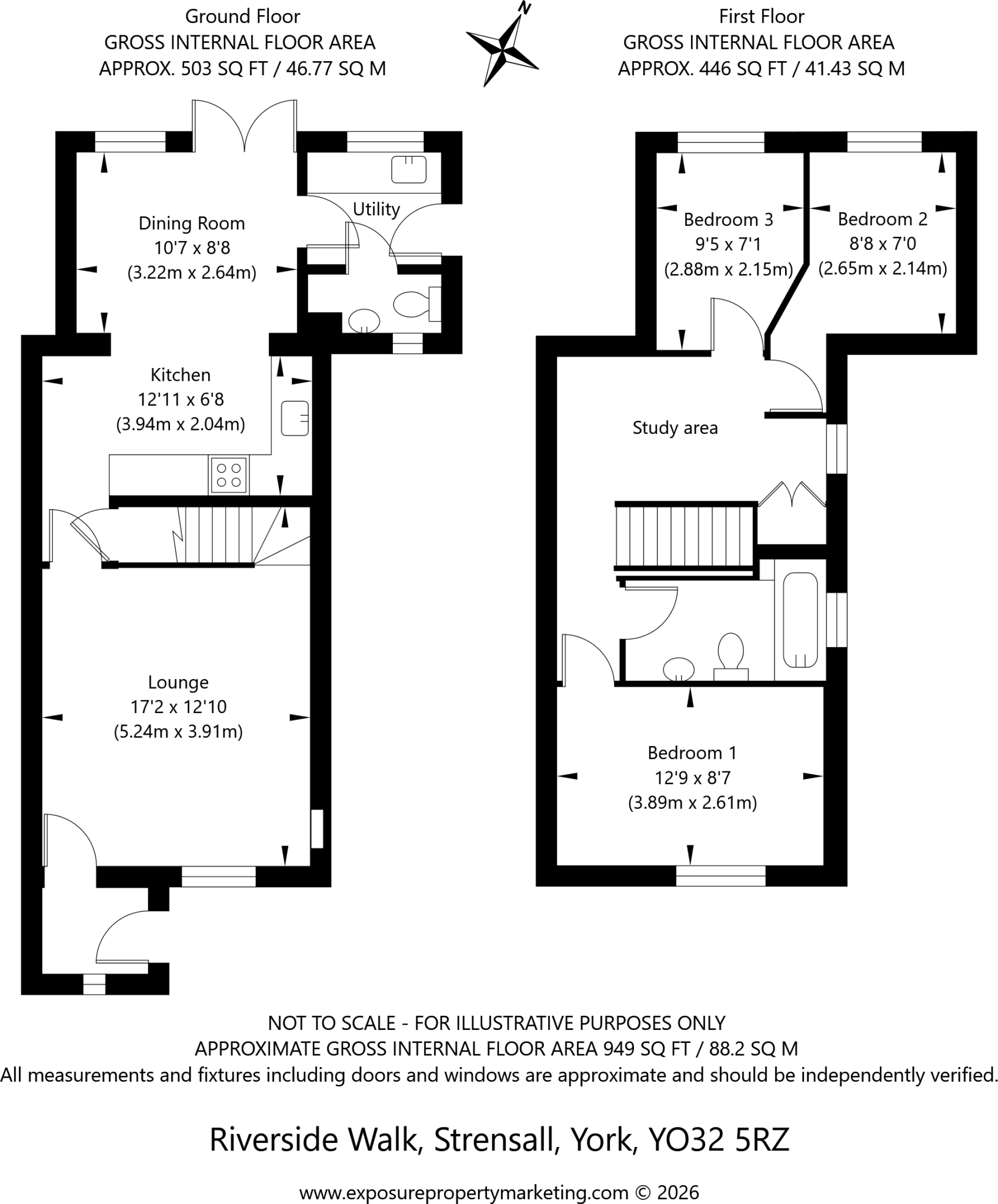 Riverside Walk, Strensall, York, North Yorkshire, YO32 floorplan