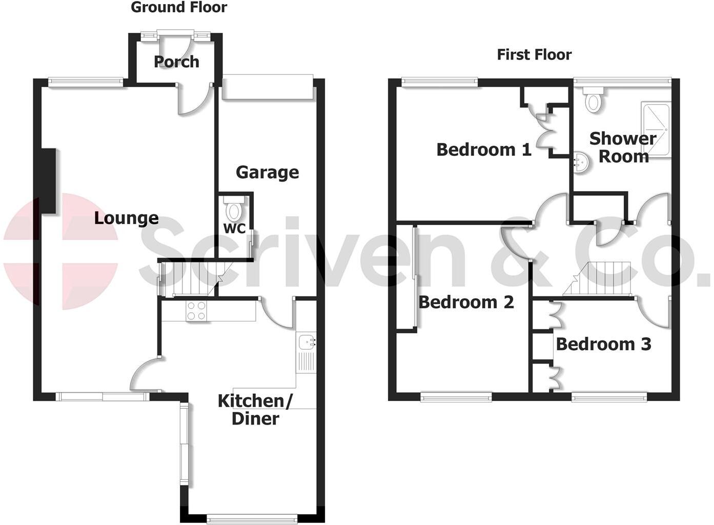 Rectory Gardens, Stourbridge floorplan