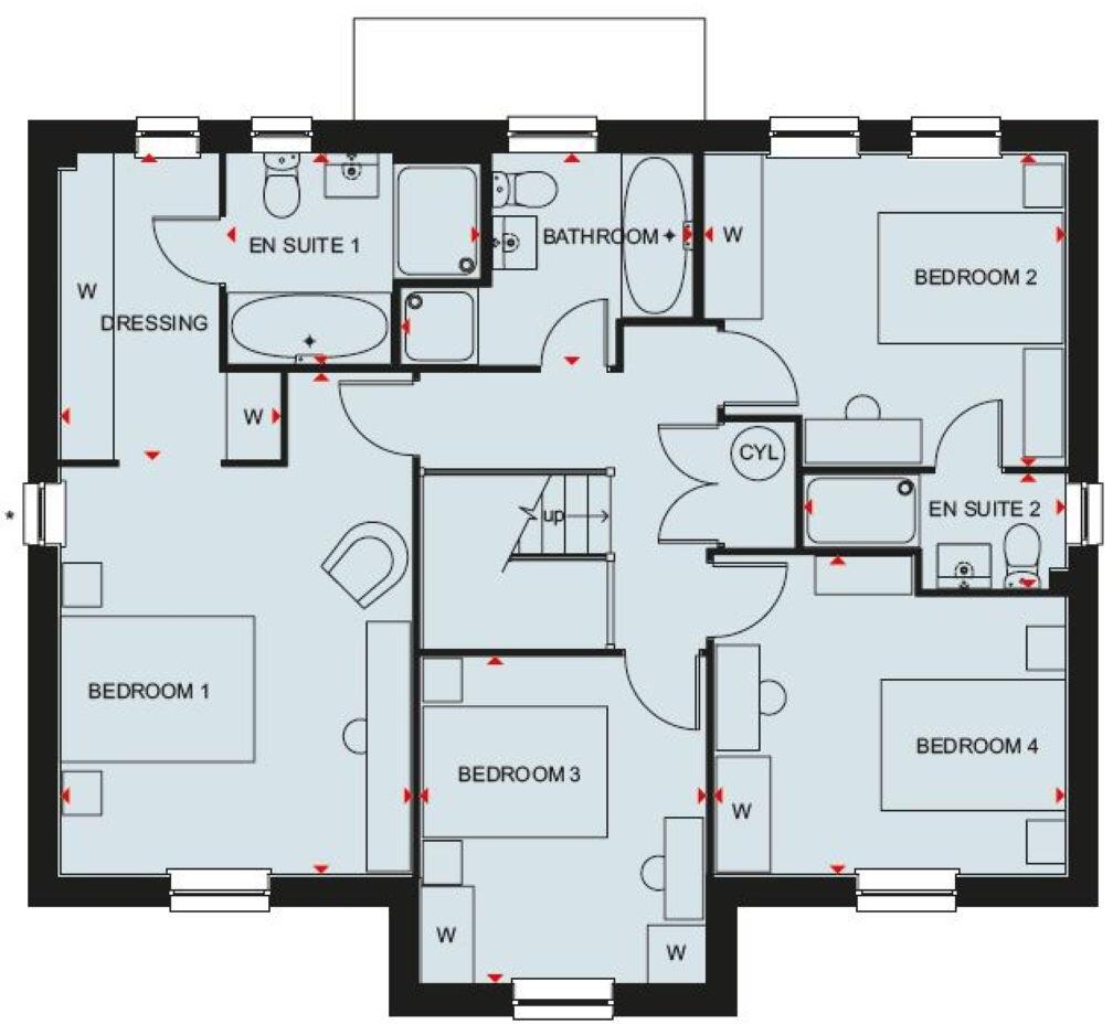 Henley Gate, Ipswich floorplan