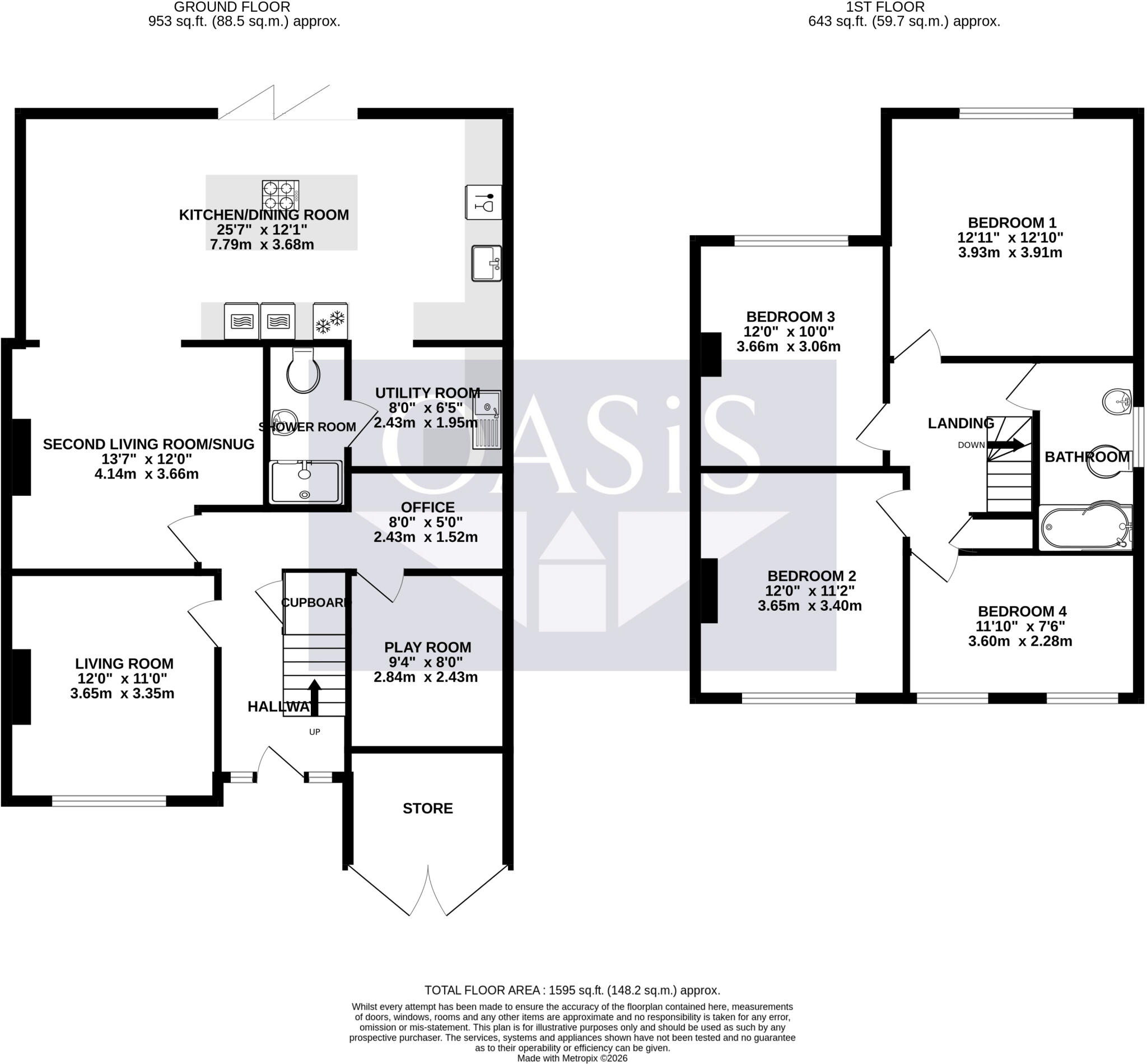 Grosvenor Road, Staines-upon-Thames, Surrey, TW18 floorplan