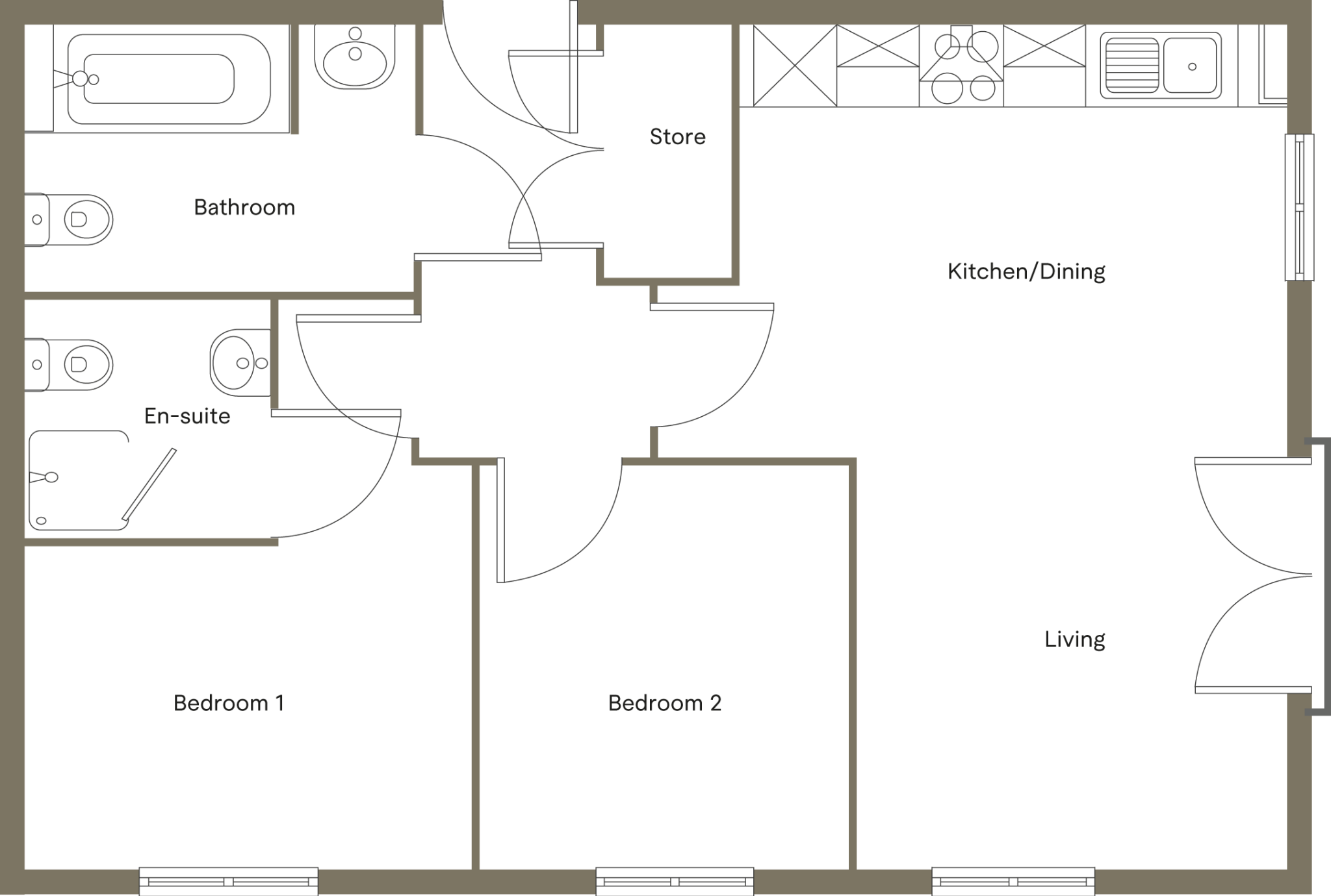 Empyrean, Clarence Street, Salford, M7 floorplan
