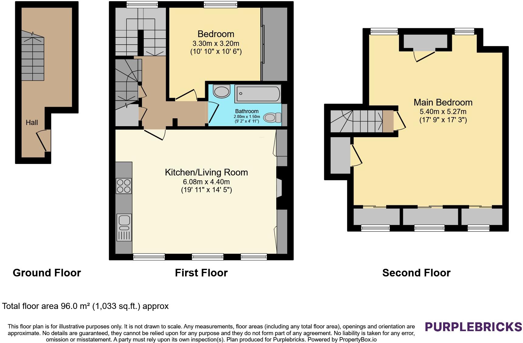Gresham Road, Brixton, SW9 floorplan