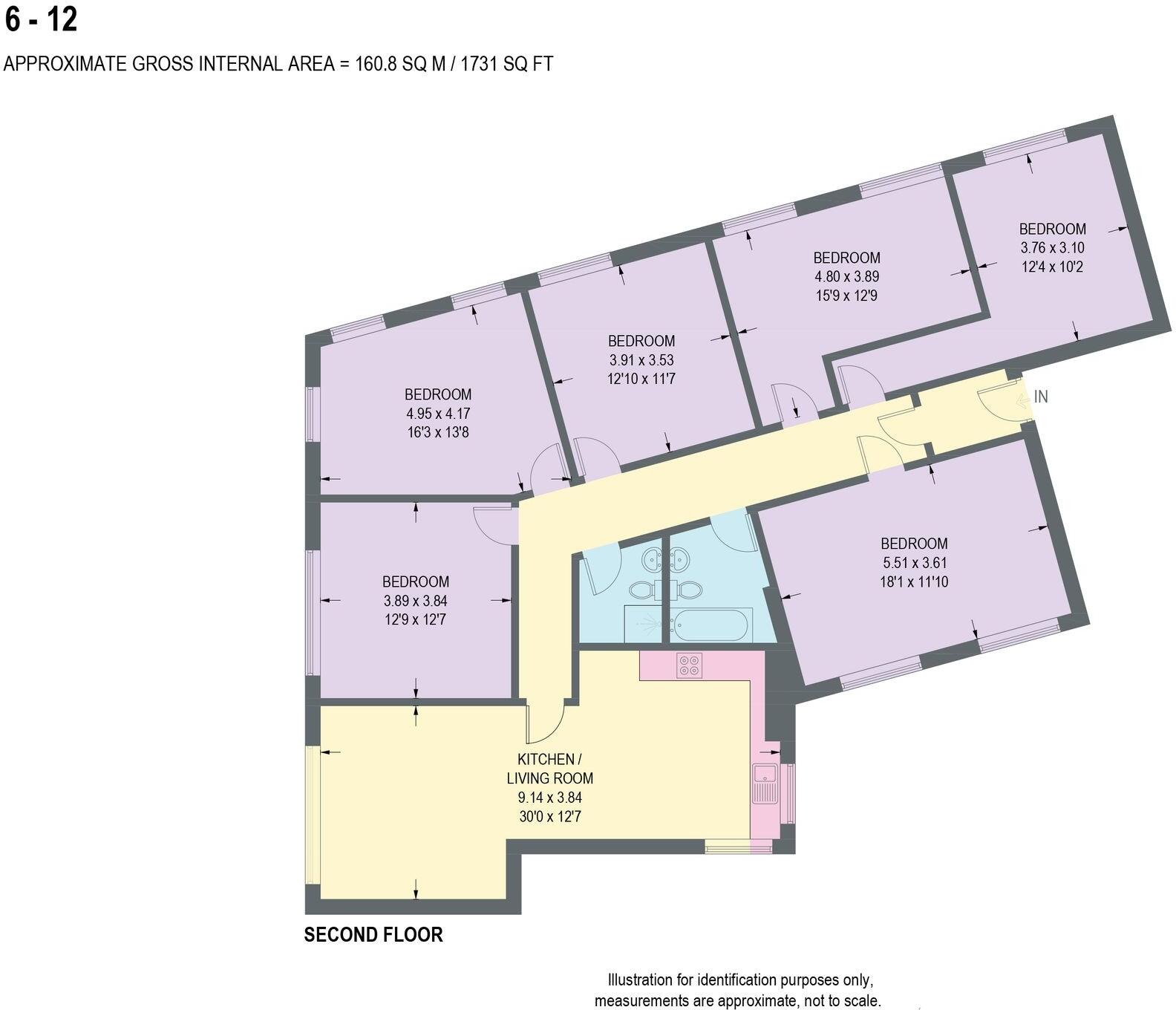 Walsh Court, Bells Square, Sheffield, S1 floorplan