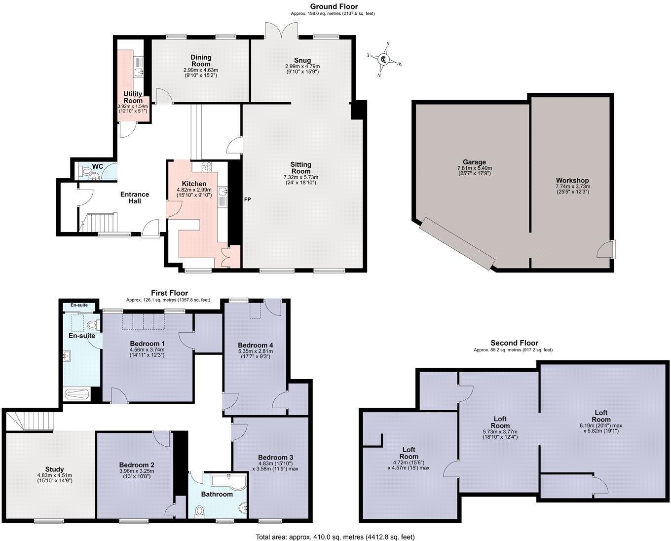 Creedy Park, Crediton, Devon, EX17 floorplan
