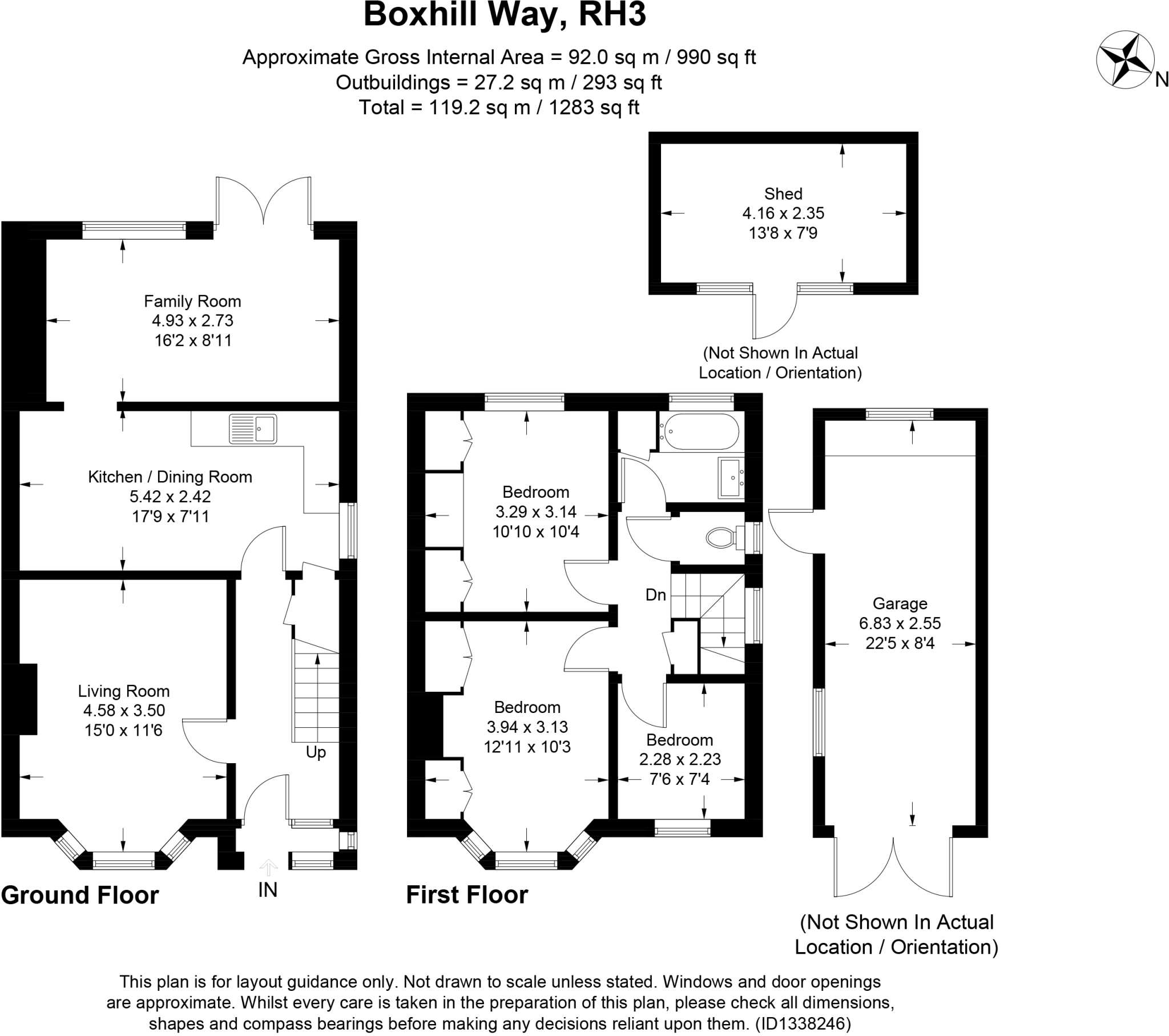 Boxhill Way, Strood Green floorplan