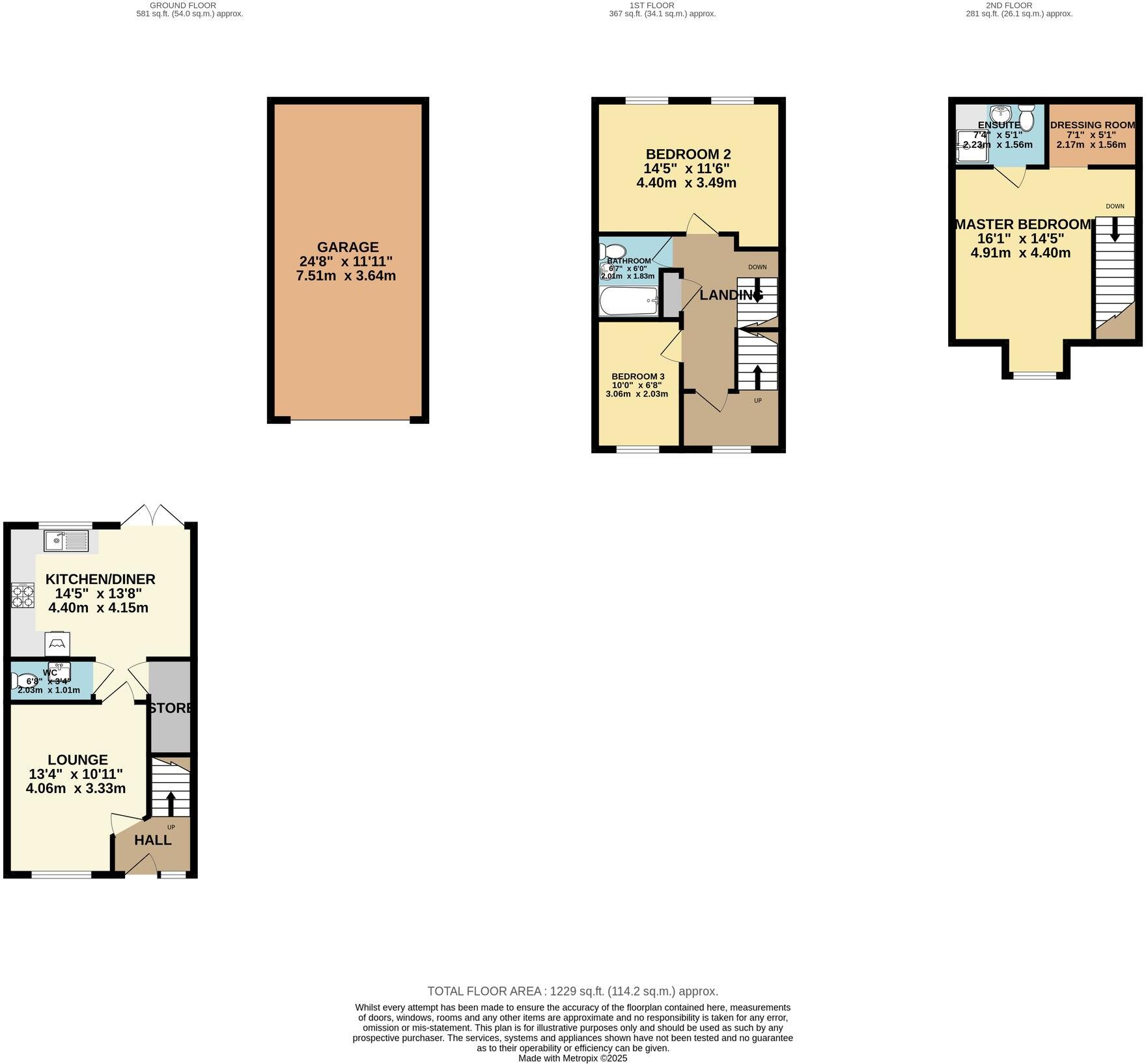 34, Lea Castle Drive, Lea Castle, DY10 floorplan