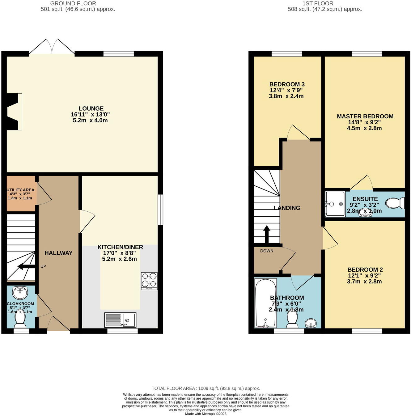 Southgate Way, Hull, East Riding of Yorkshire, HU8 0AR floorplan