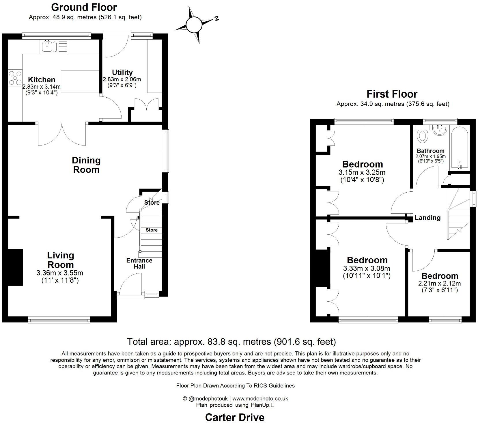 Carter Drive, Romford floorplan