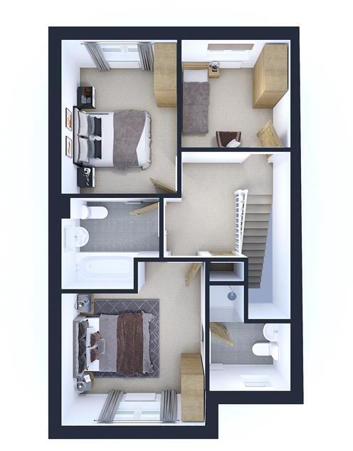 Plot 75 Strawberry Meadows, Wigton floorplan