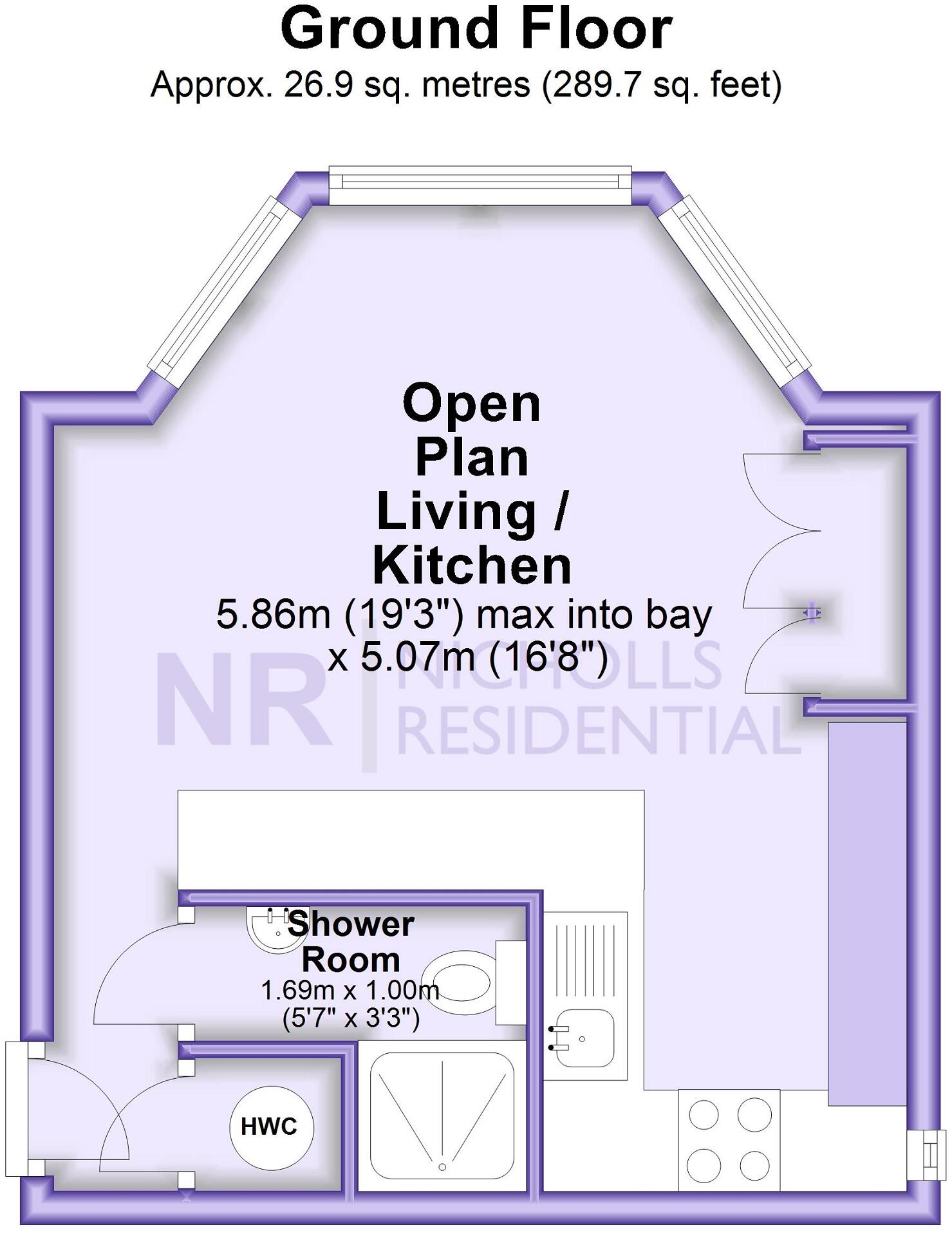 93 Surbiton Road, Kingston Upon Thames, Surrey. KT1 floorplan