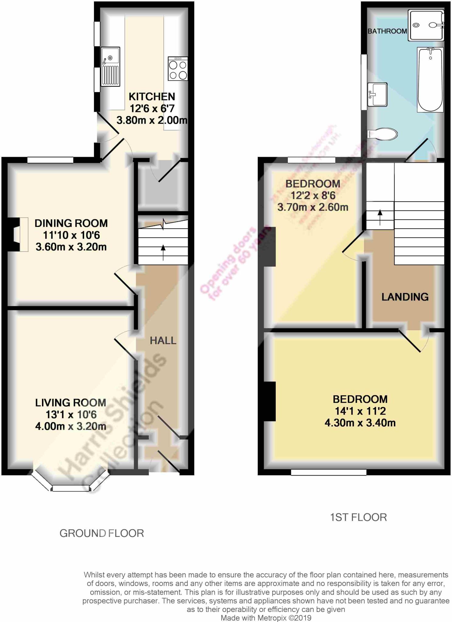 Spring Bank, Scarborough, North Yorkshire, YO12 floorplan