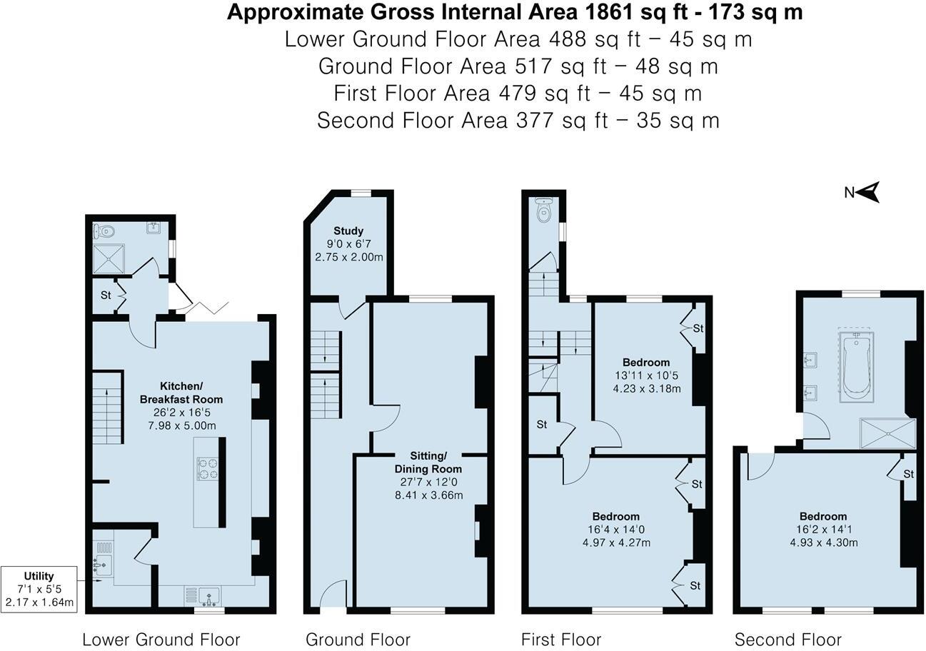 Hazelwood Road, Northampton, NN1 floorplan