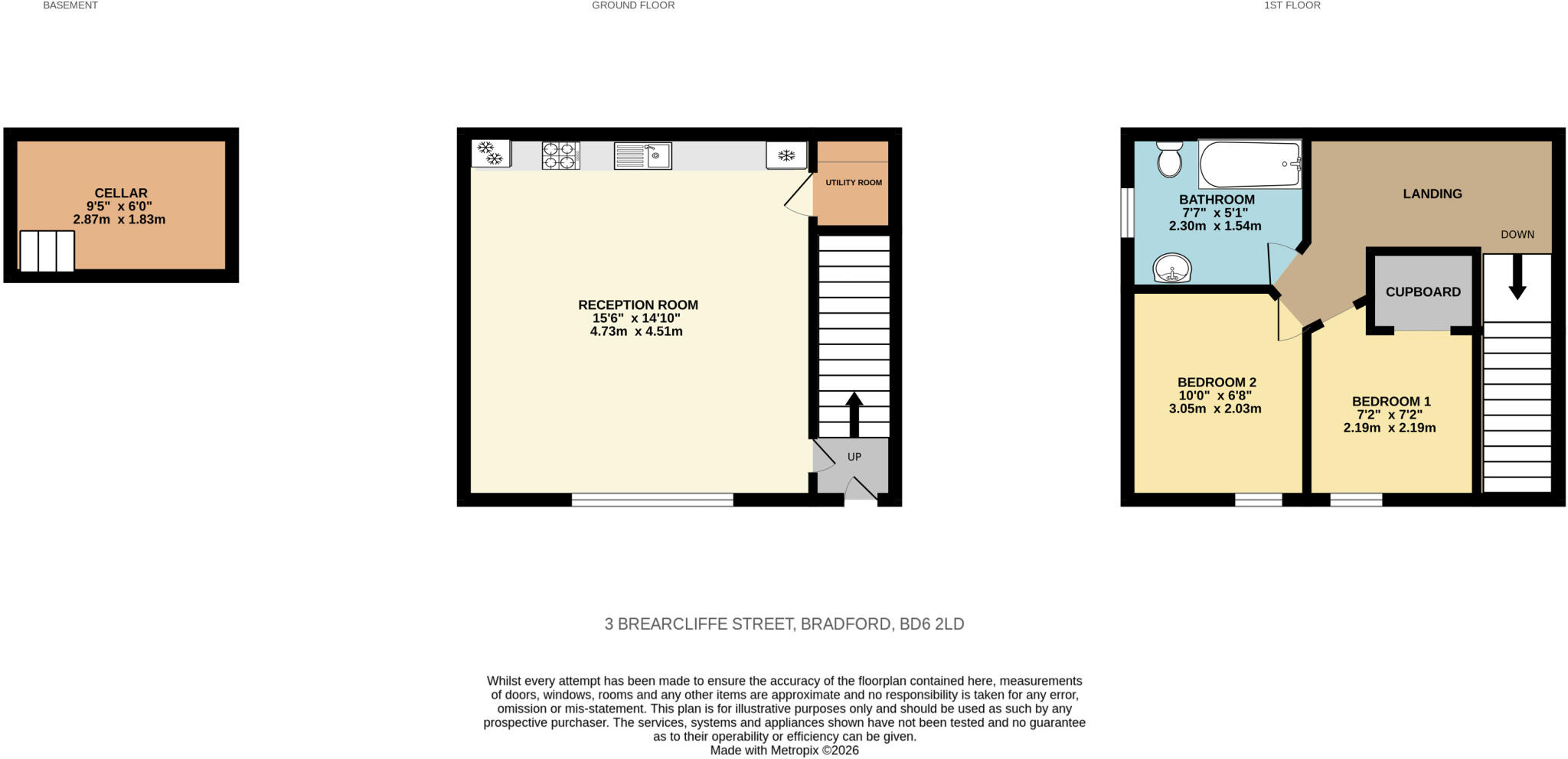 Brearcliffe Street, Bradford, BD6 floorplan