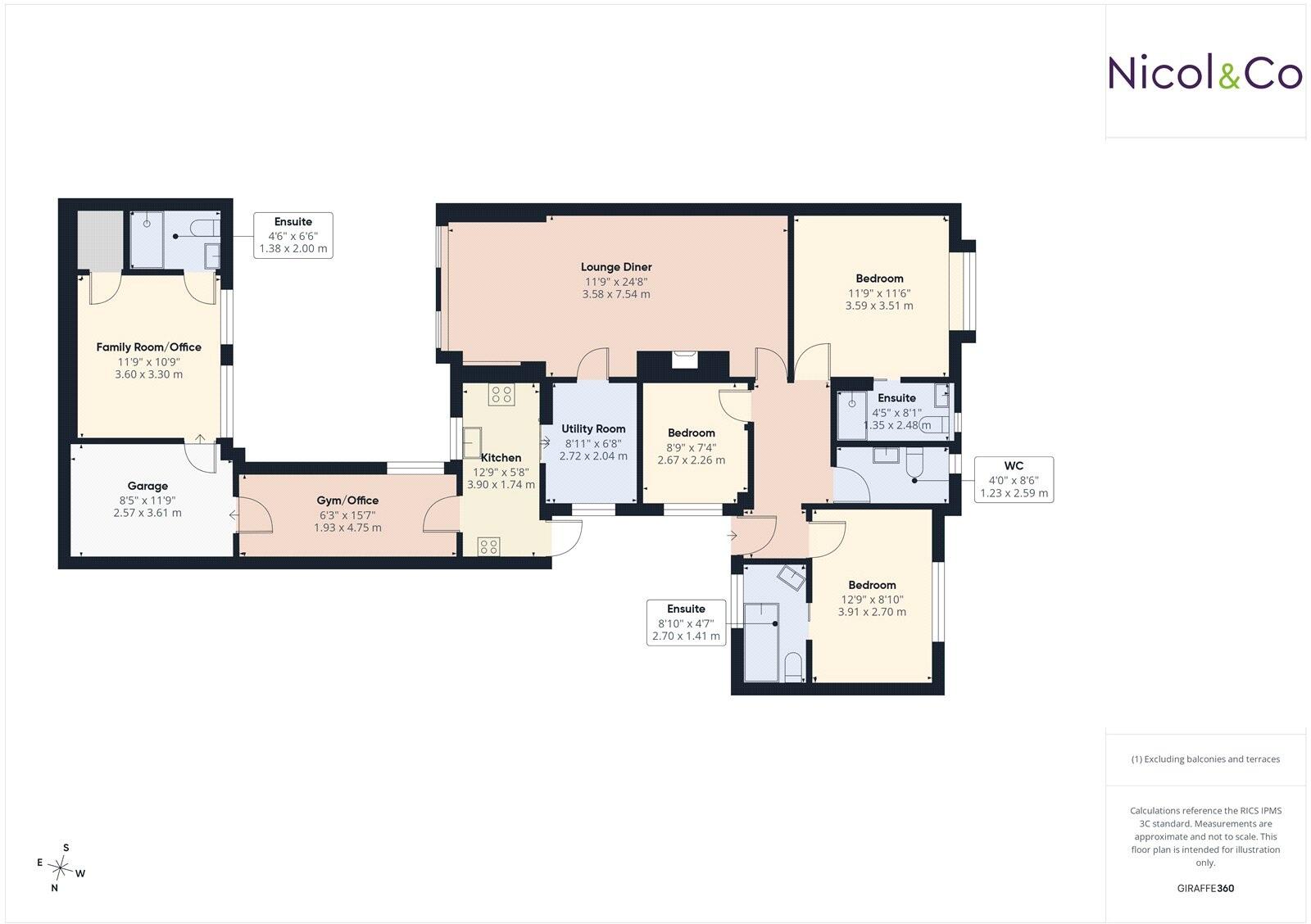 Columbia Drive, Worcester, Worcestershire, WR2 floorplan