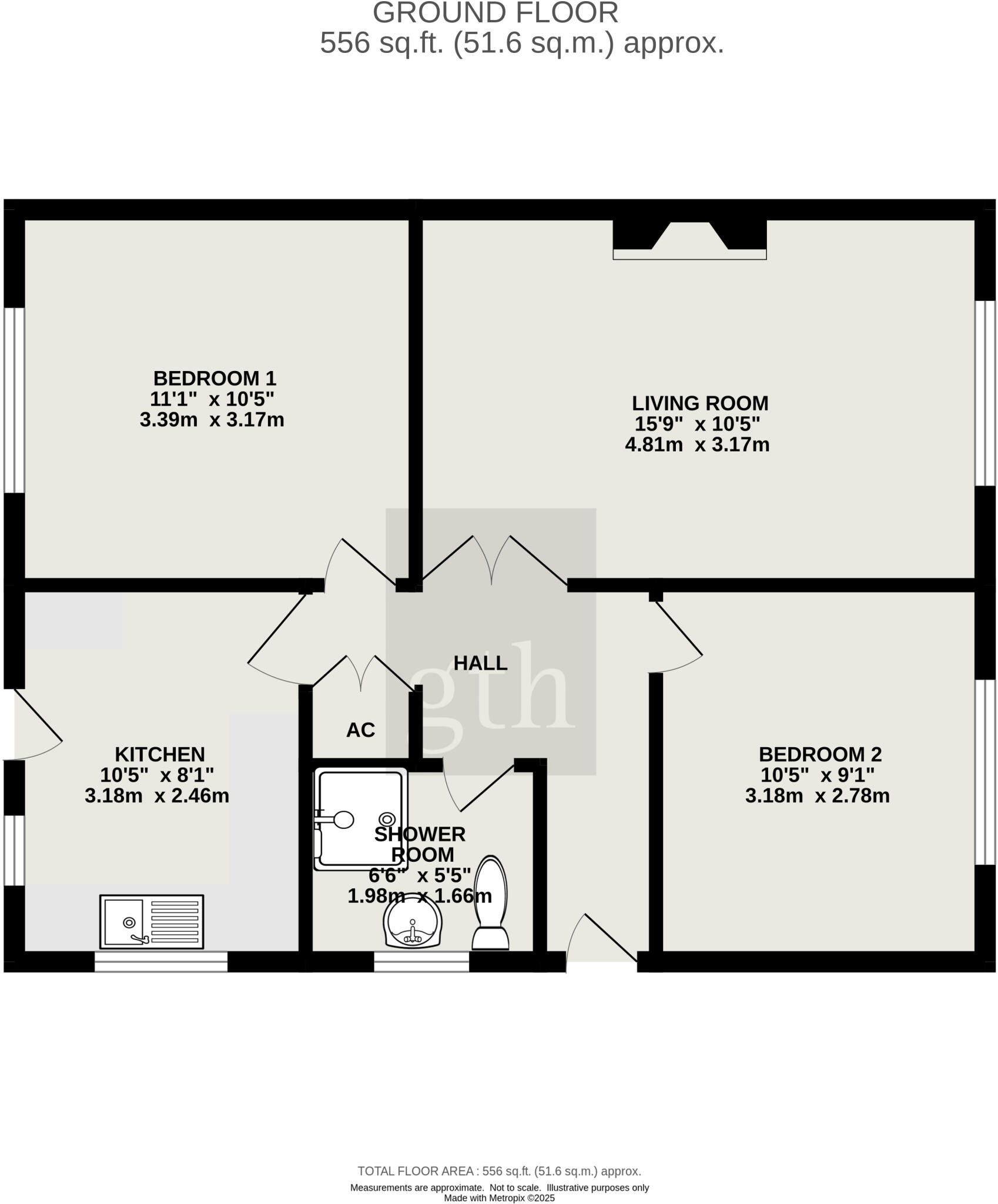 Crosswell Close, North Petherton, Bridgwater, Somerset, TA6 floorplan