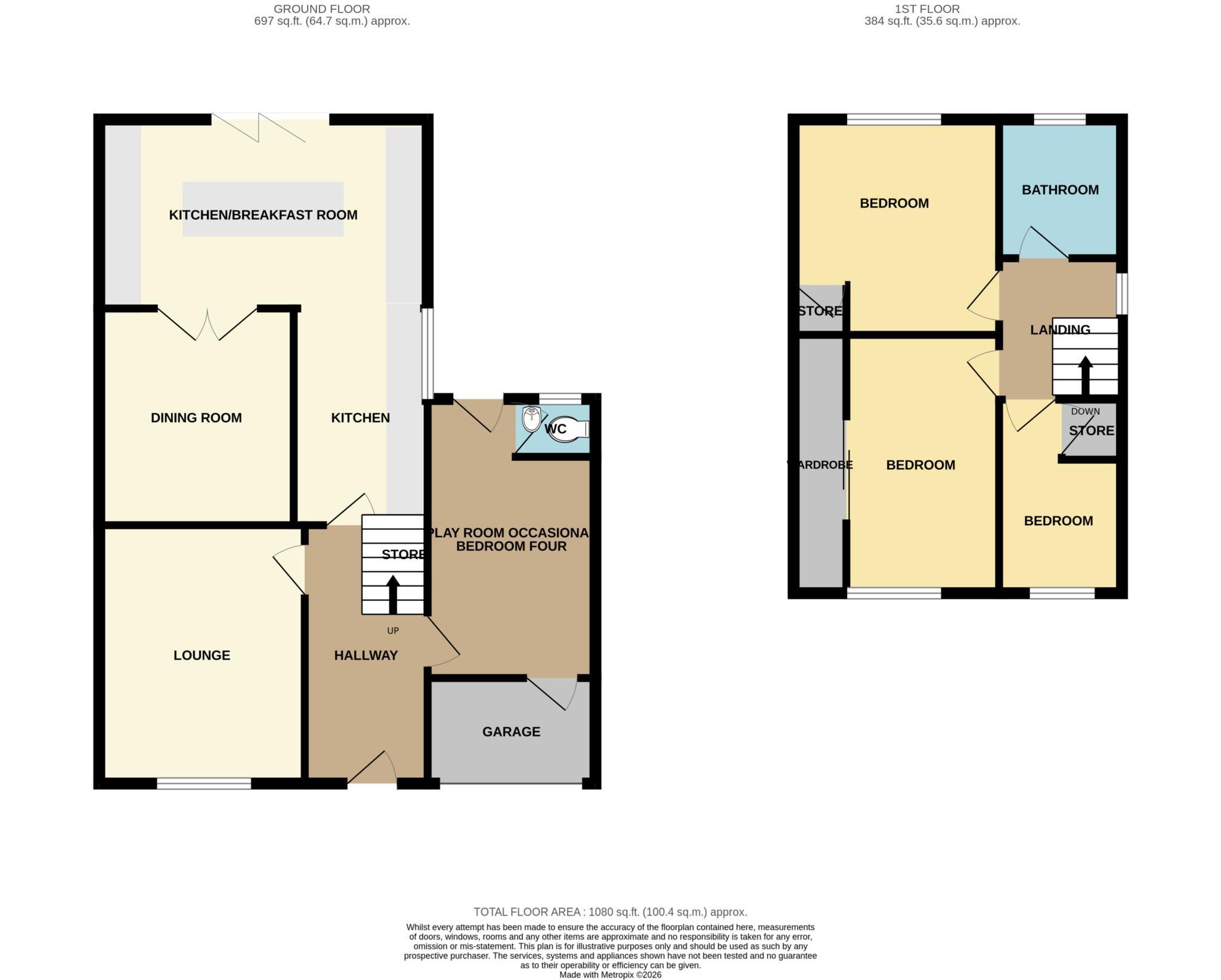 Grampian Way, Eastham floorplan