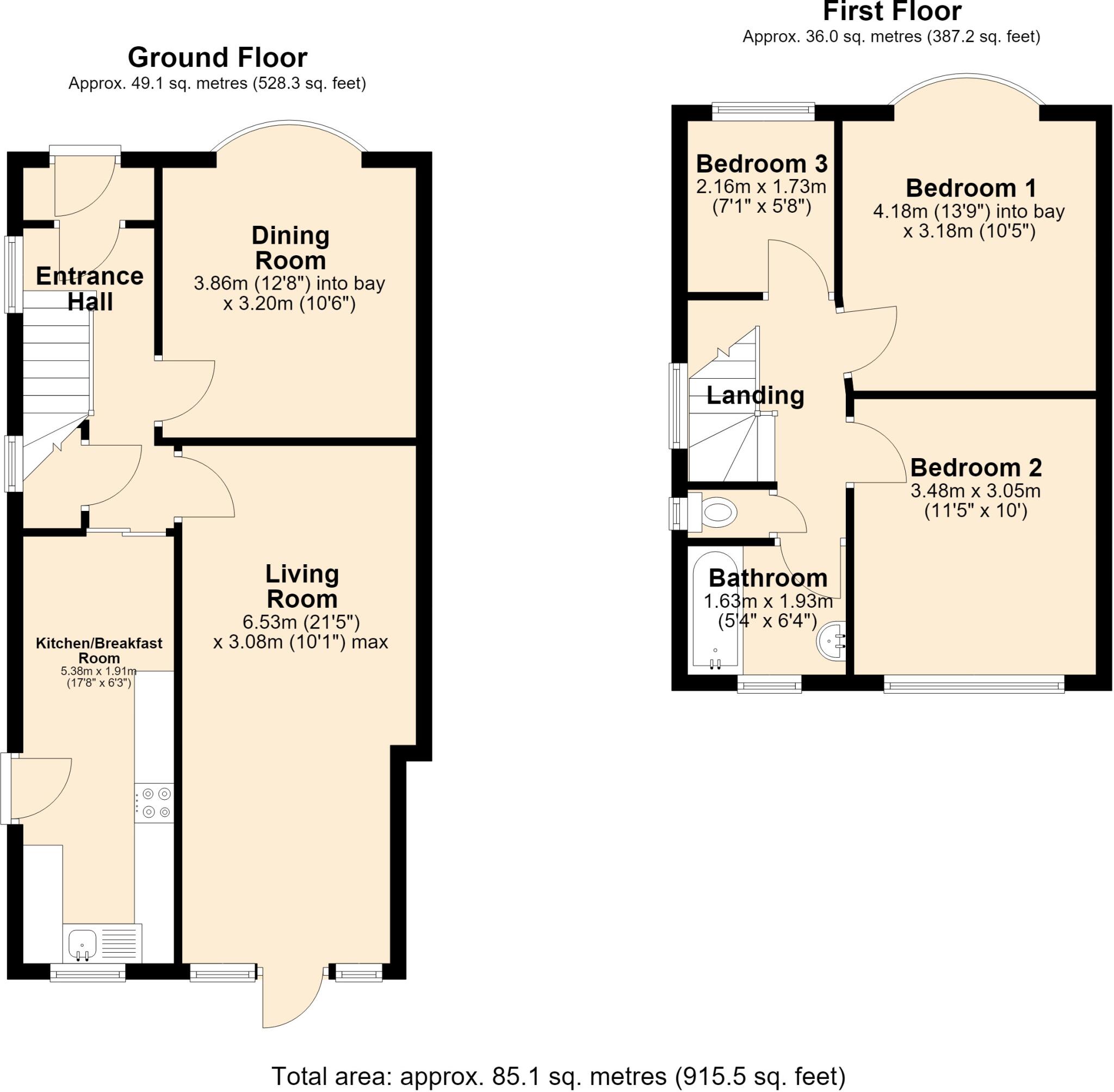 Brien Avenue, Altrincham, Trafford floorplan