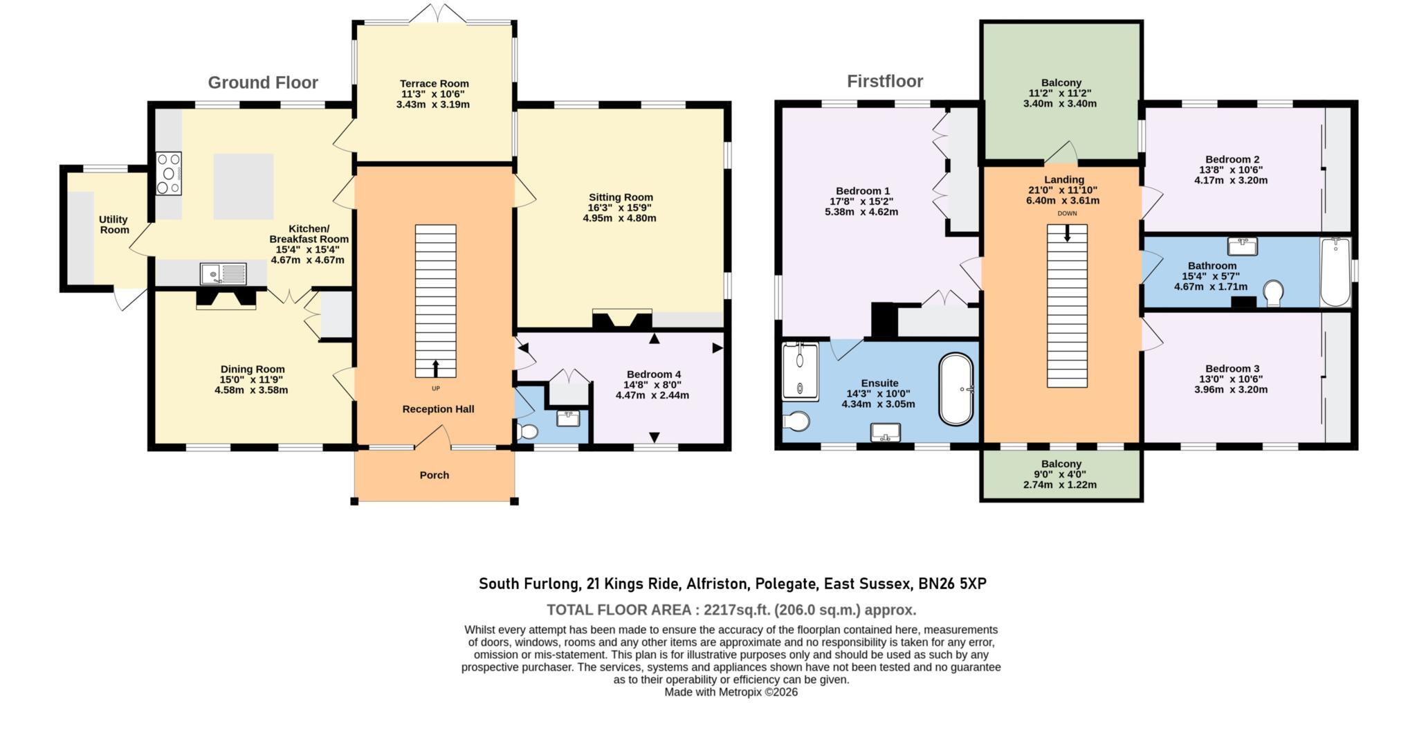 Kings Ride, Alfriston floorplan