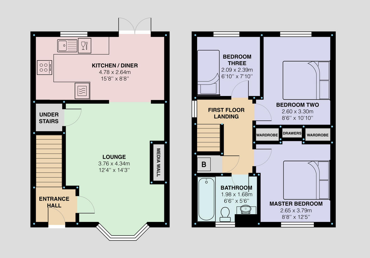 Cravens Heath, Blackburn, BB2 floorplan