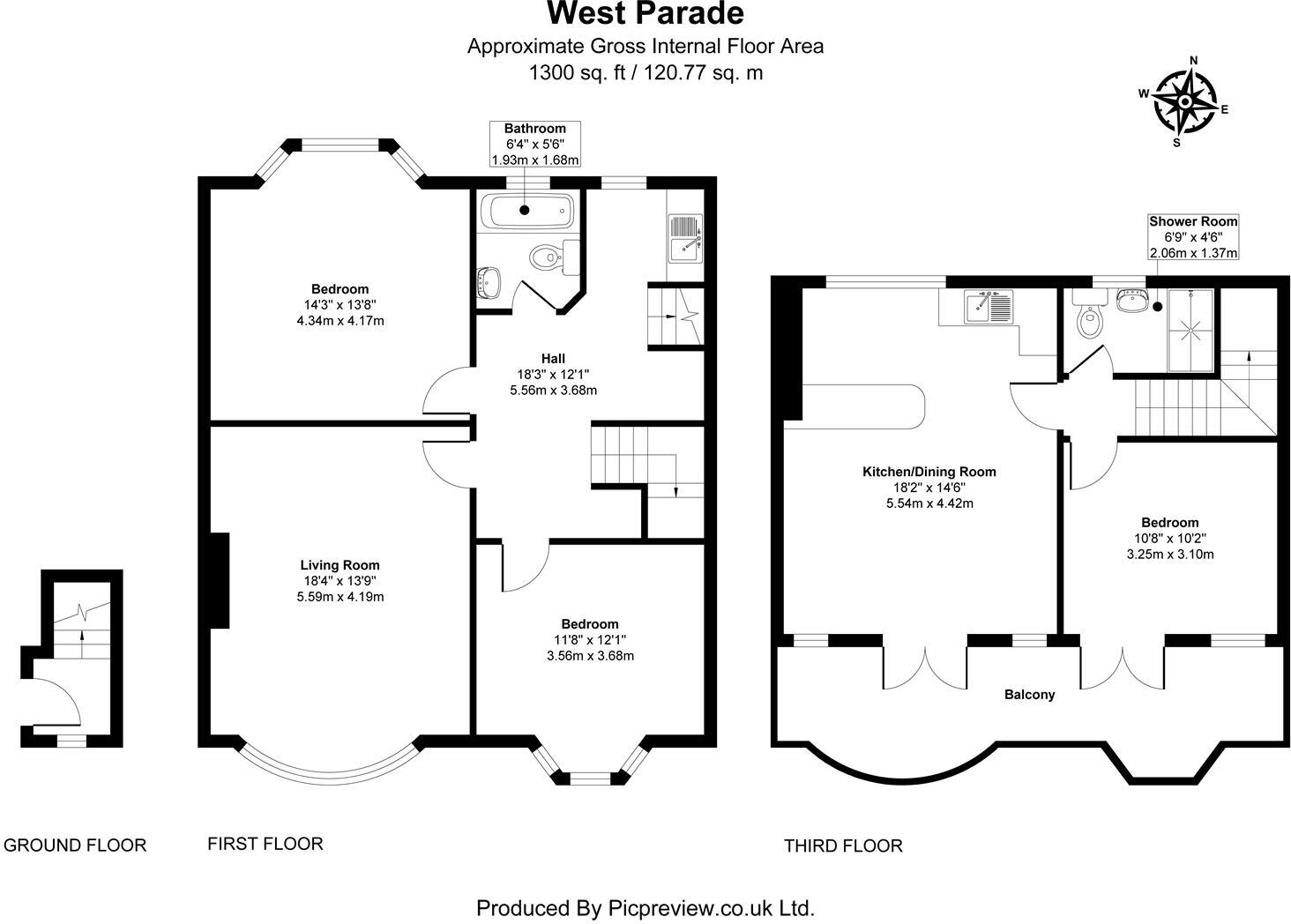 West Parade, Bexhill-On-Sea floorplan