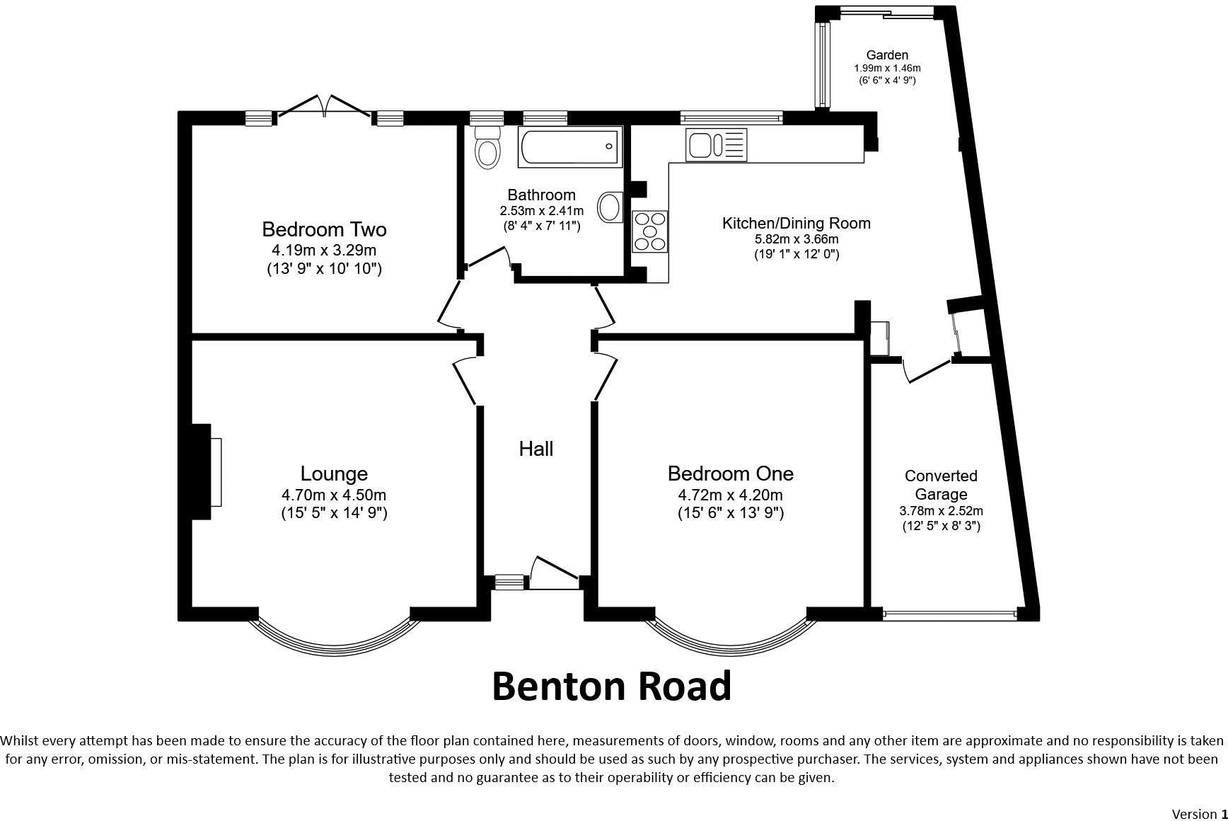 Benton Road, Newcastle Upon Tyne floorplan