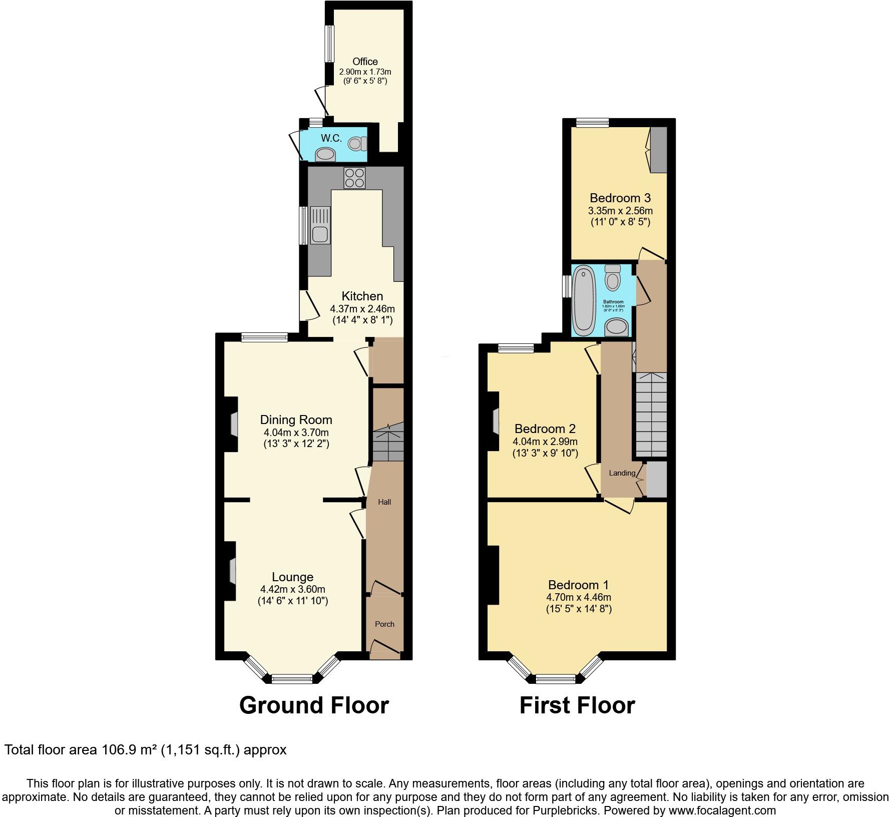 Village Road, Wirral, CH63 floorplan