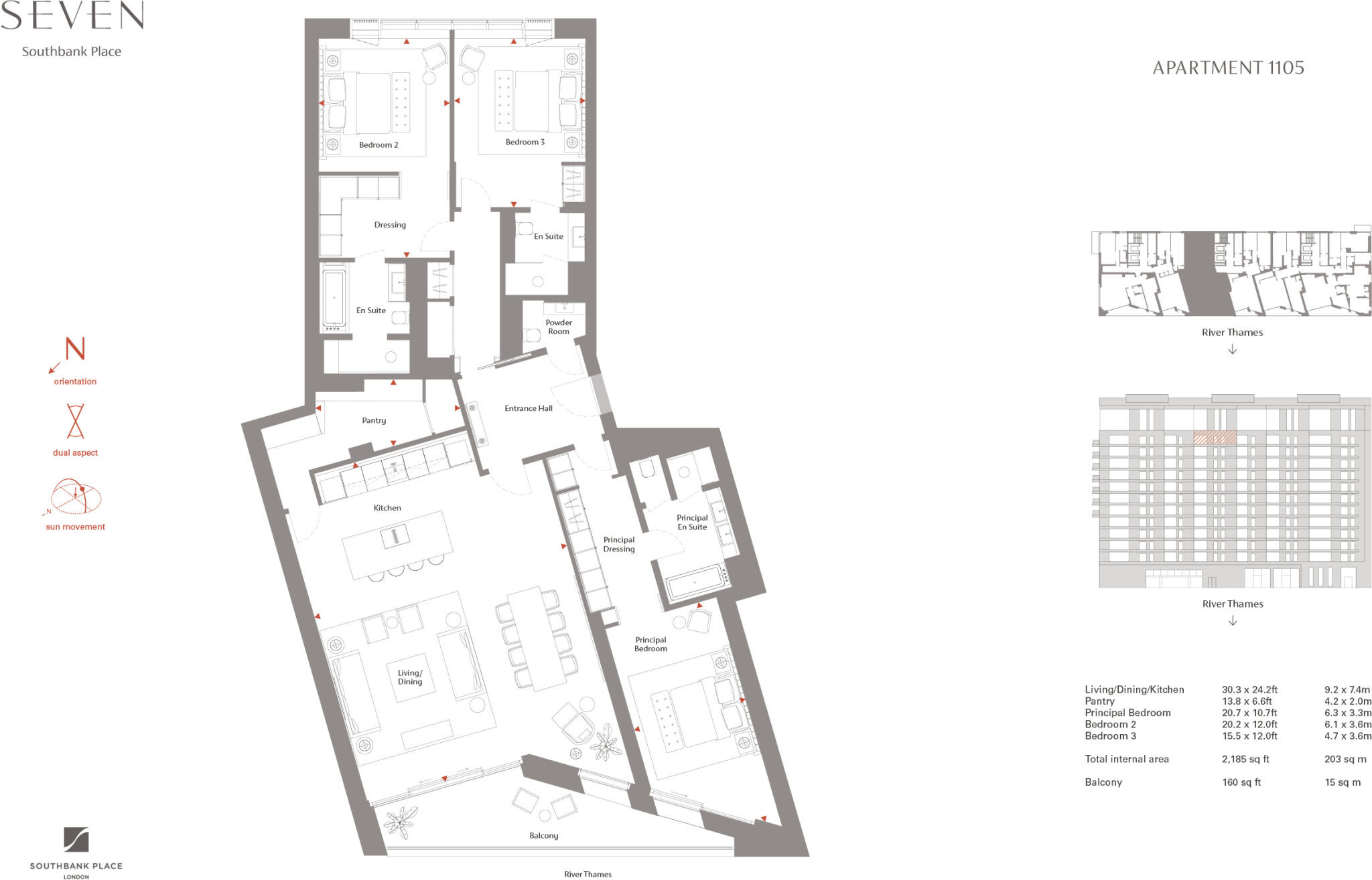 SEVEN, Southbank Place, SE1 floorplan