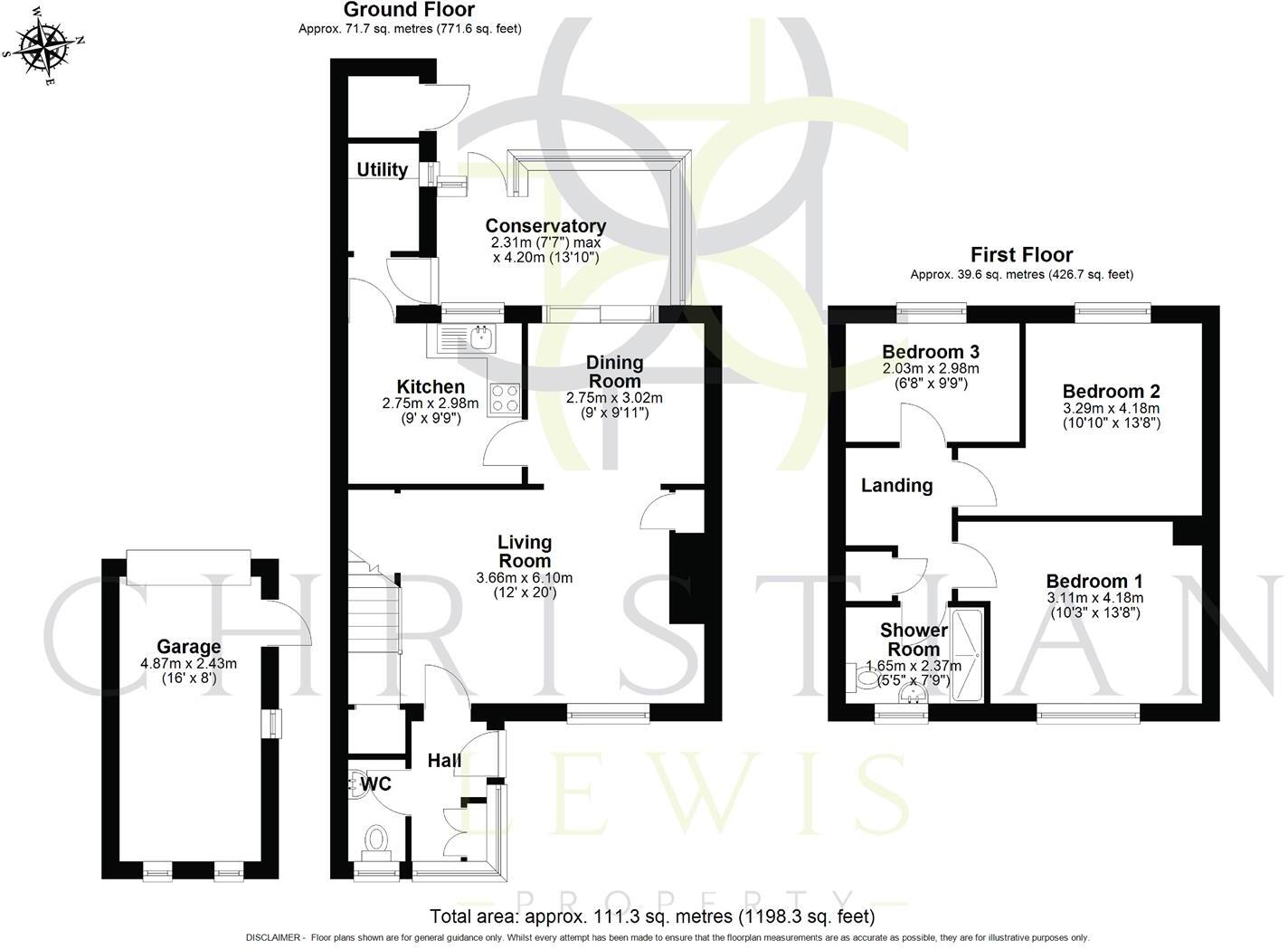 Cherry Orchard, Pershore floorplan
