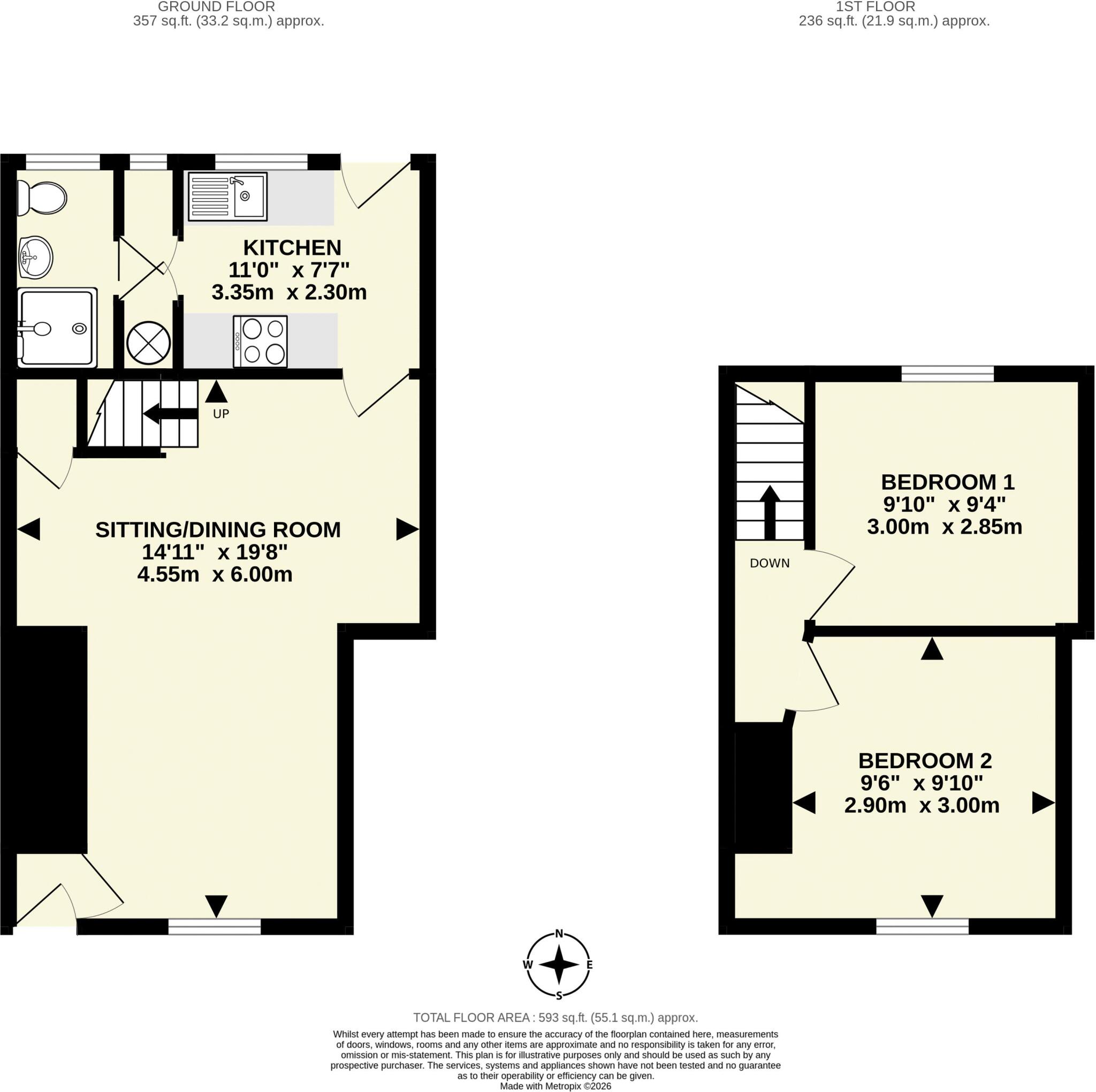 Church Street, Sidford, Sidmouth floorplan