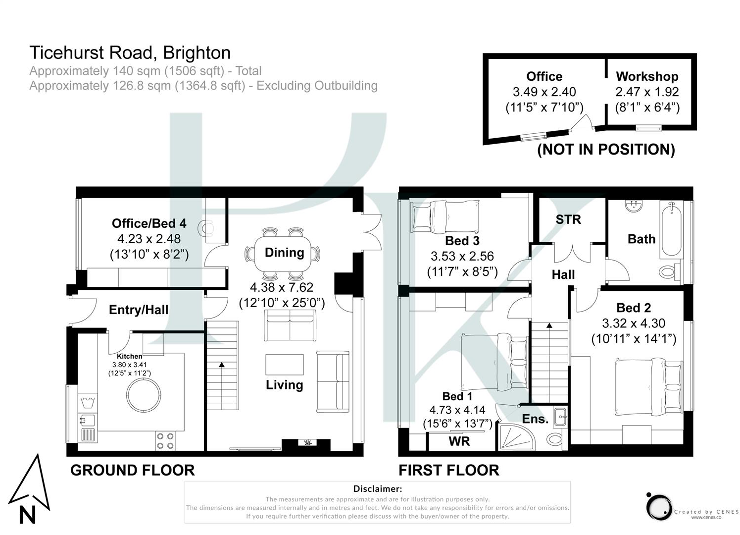 Ticehurst Road, Brighton floorplan