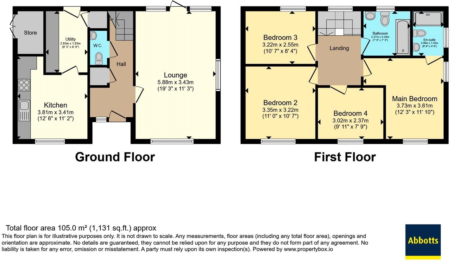 Paddocks Close, ROCHFORD, Essex, SS4 floorplan